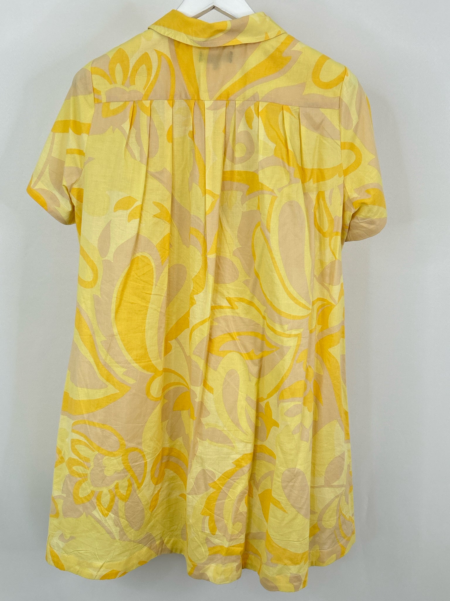 1. STATE Size M Yellow Print Women 2-Piece Dress Set