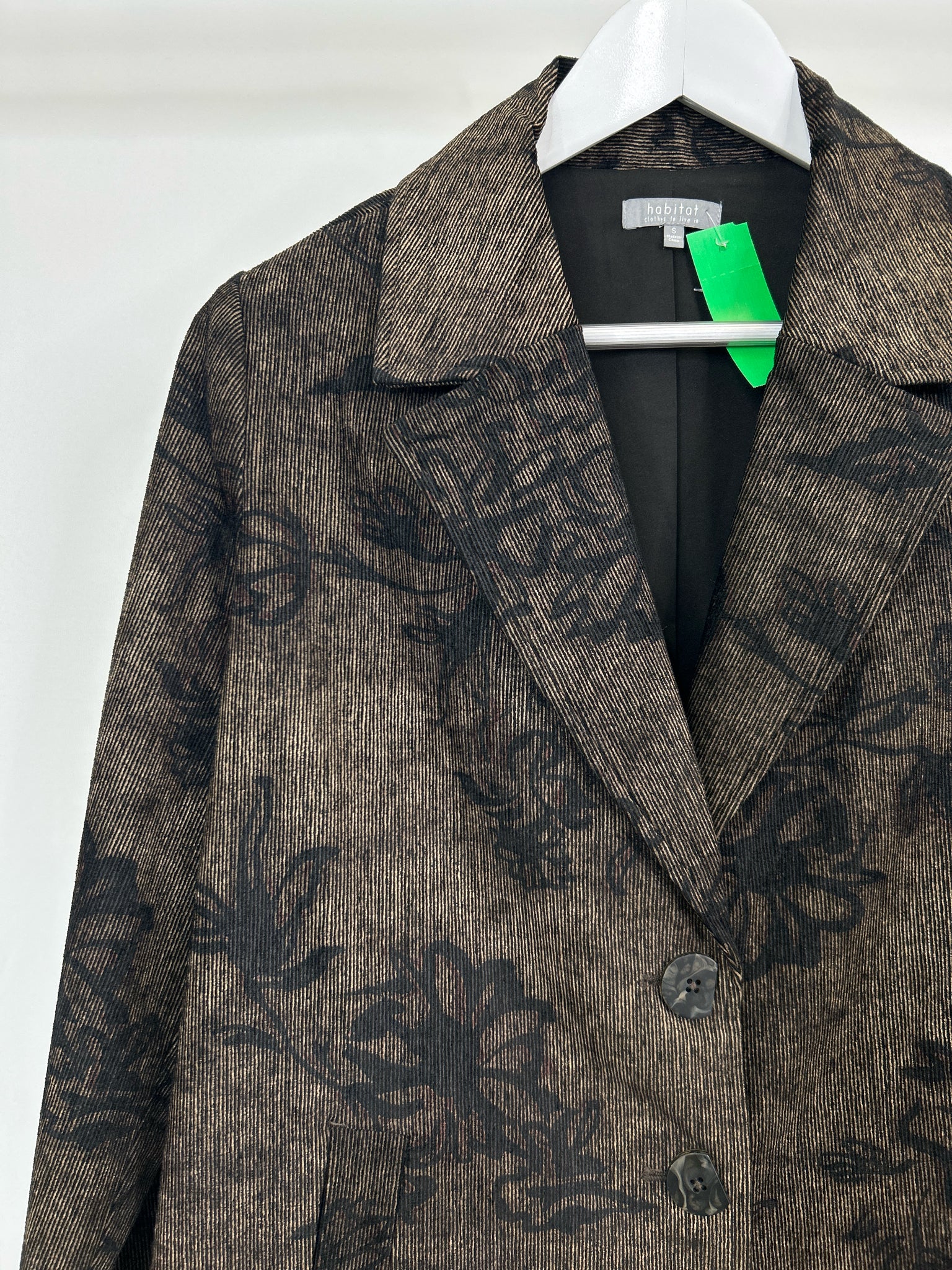 HABITAT Size S Brown Print Women Coat