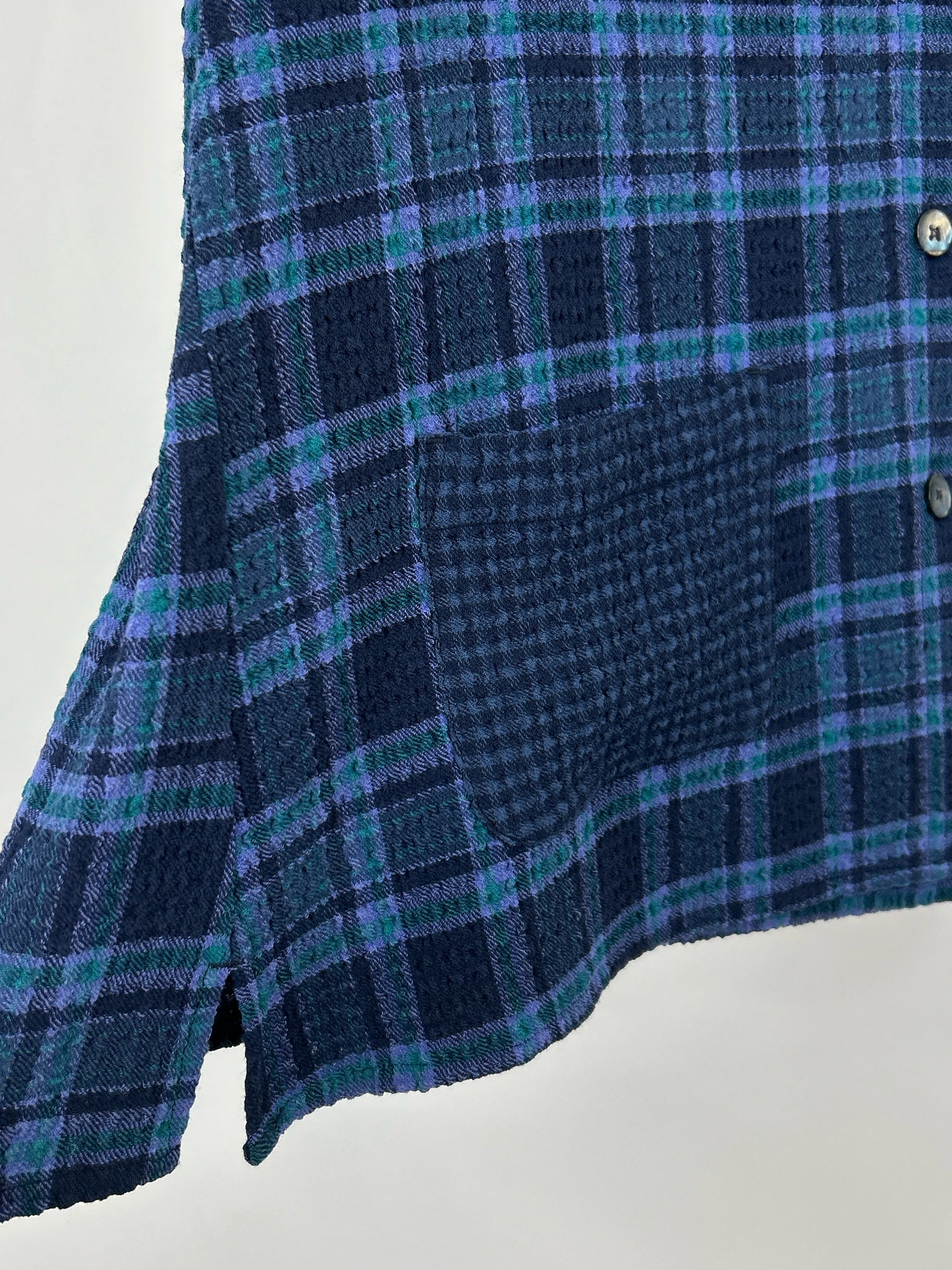 HABITAT Size S Blue Plaid Women Shirt