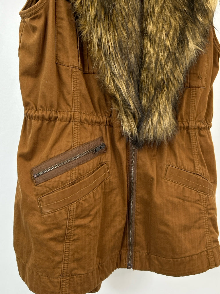 HEI HEI Women Size L Brown Vest