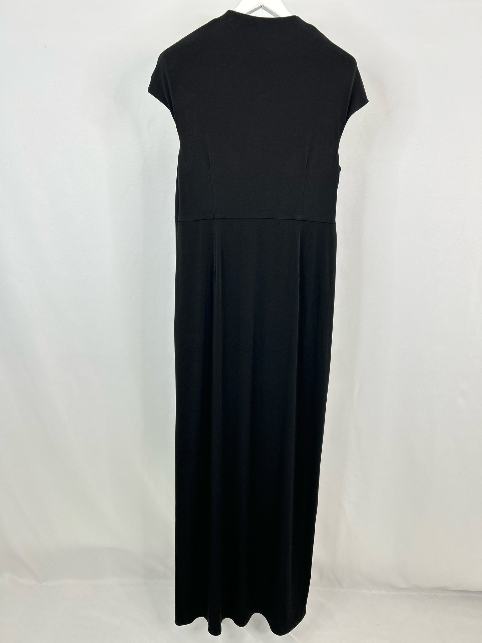 HALSTON Size L Black Women Dress