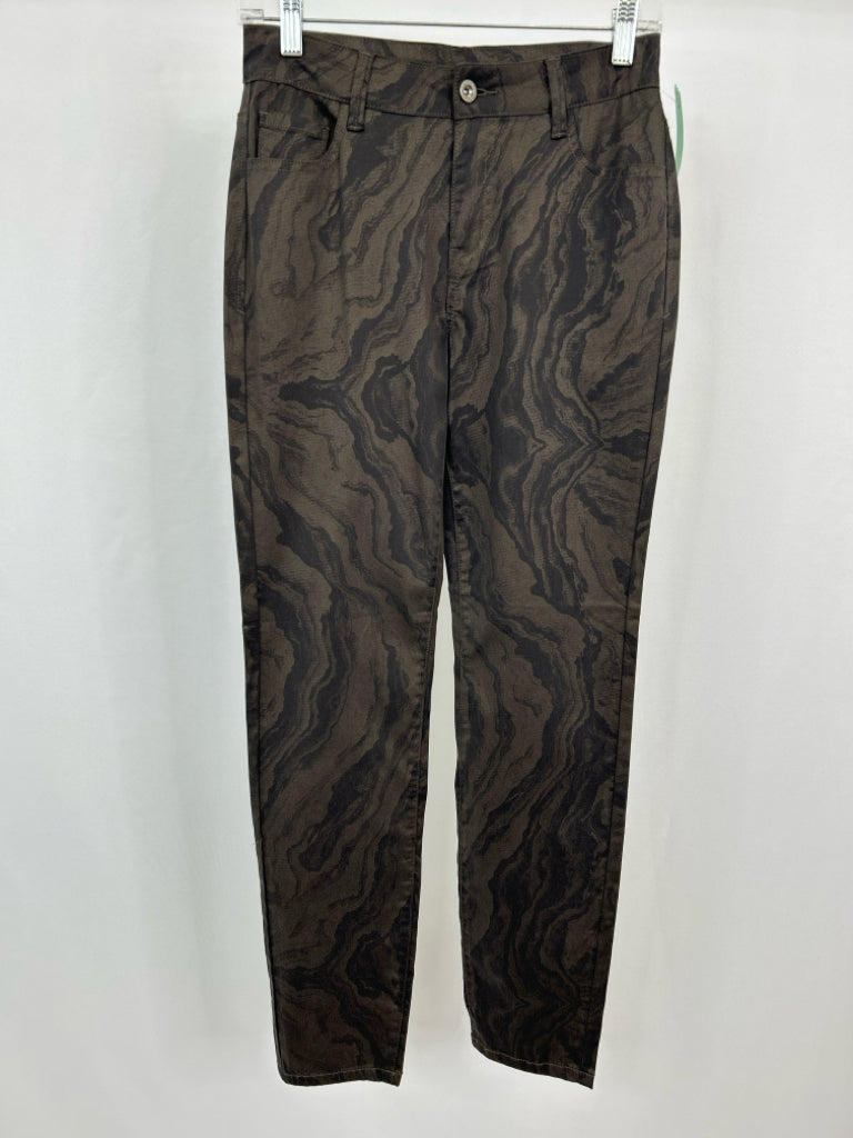 ETHYL Women Size 4 Brown Print jeans