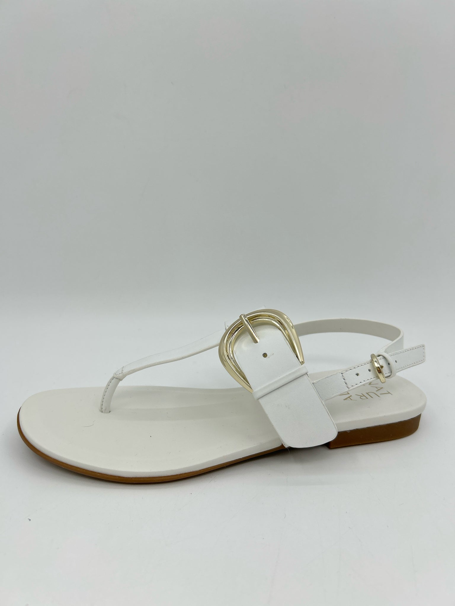 NATURALIZER Size 8M White Women Sandal