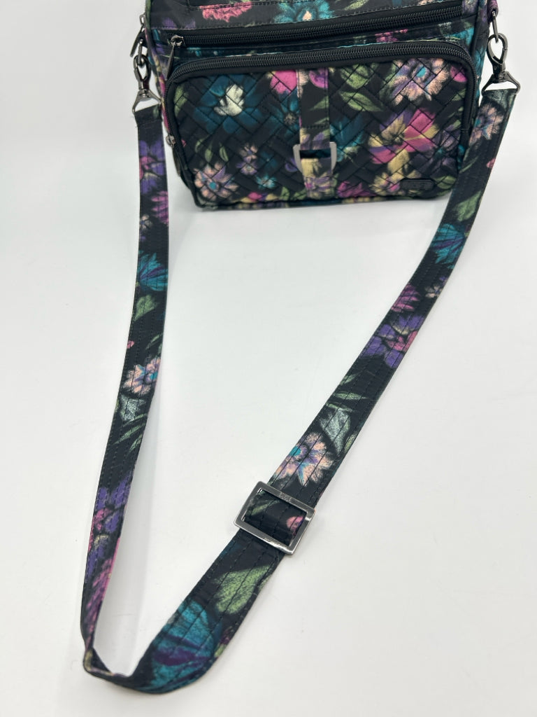 LUG Black Print Purse