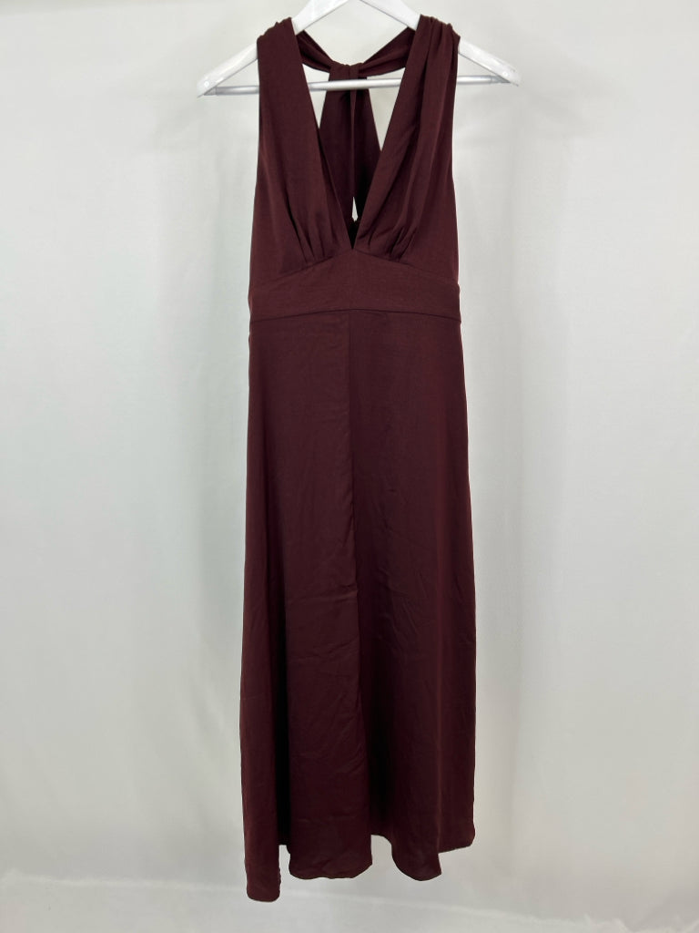 BANANA REPUBLIC Size 10 Burgundy Women's Dress