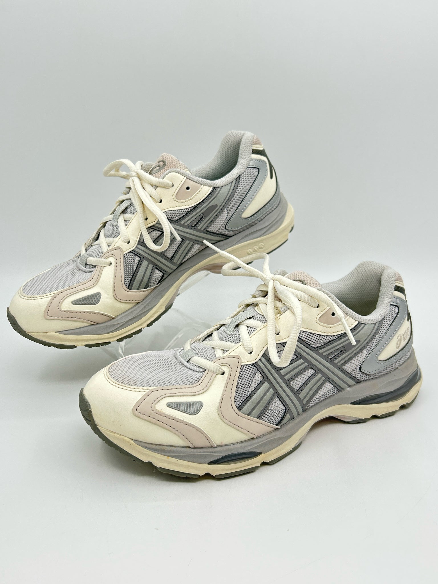 ASICS Size 7.5 GRAY AND IVORY Women Sneakers