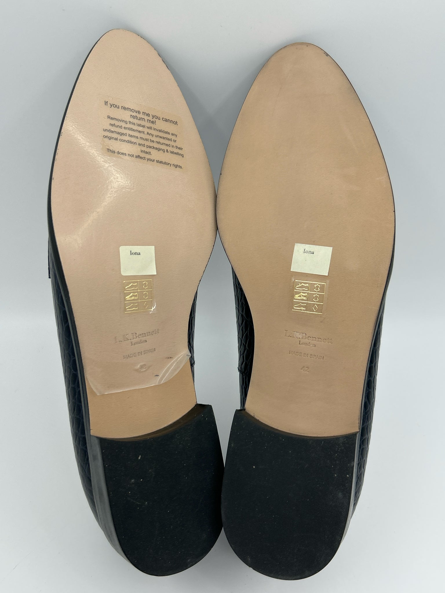 L.K. BENNETT Size 11 Navy Women Loafer