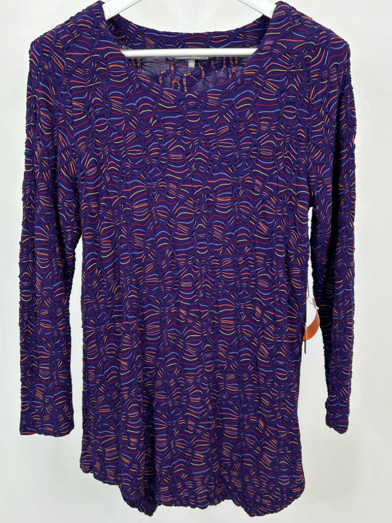 HABITAT Women Size S Plum Print Tunic