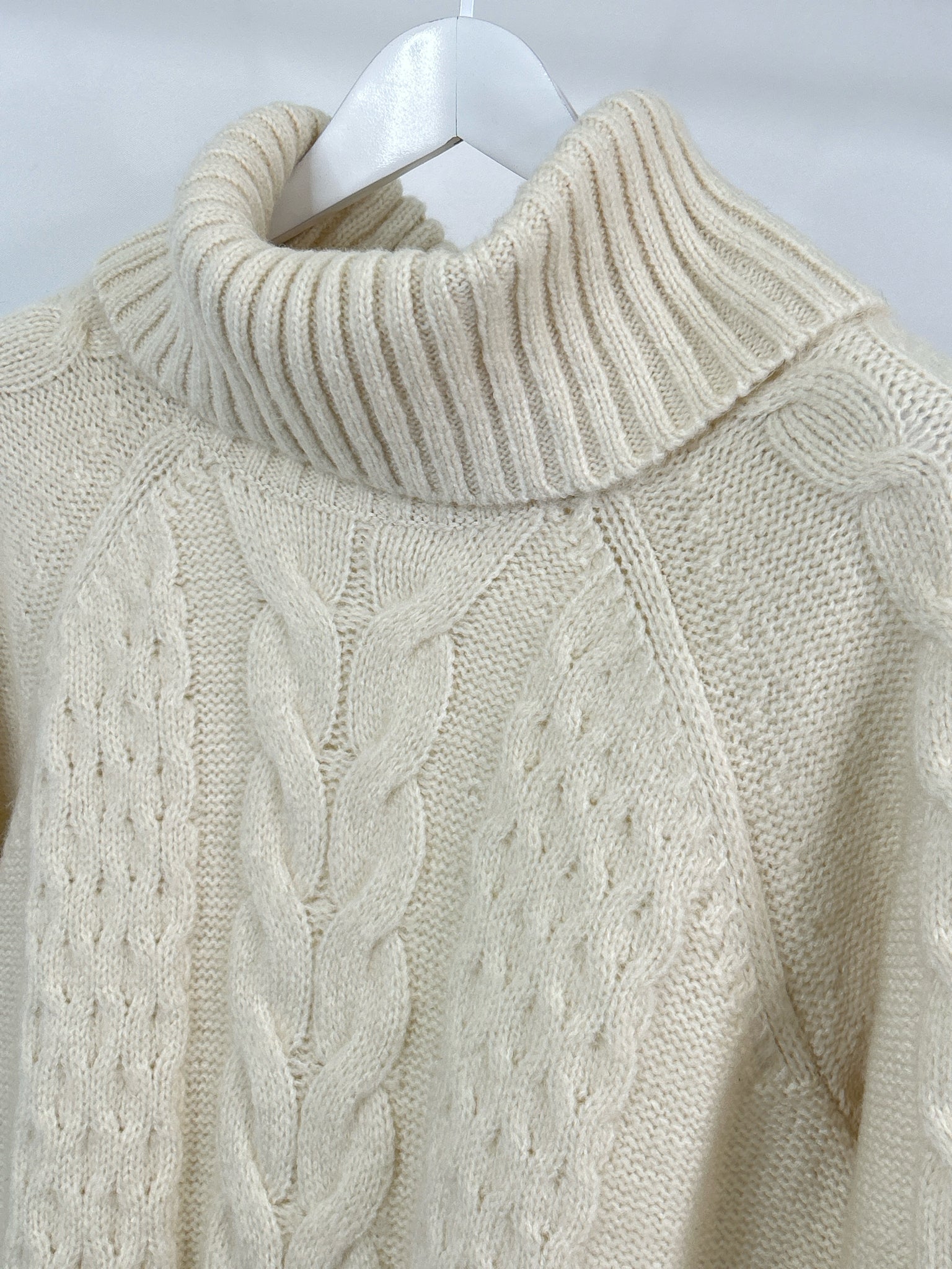 BANANA REPUBLIC Size XLT Ivory Women Sweater Dress