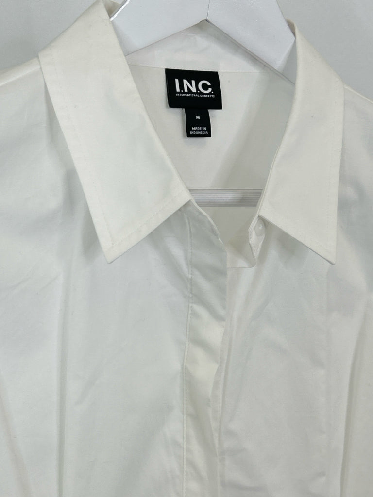 INC Women Size M White Blouse