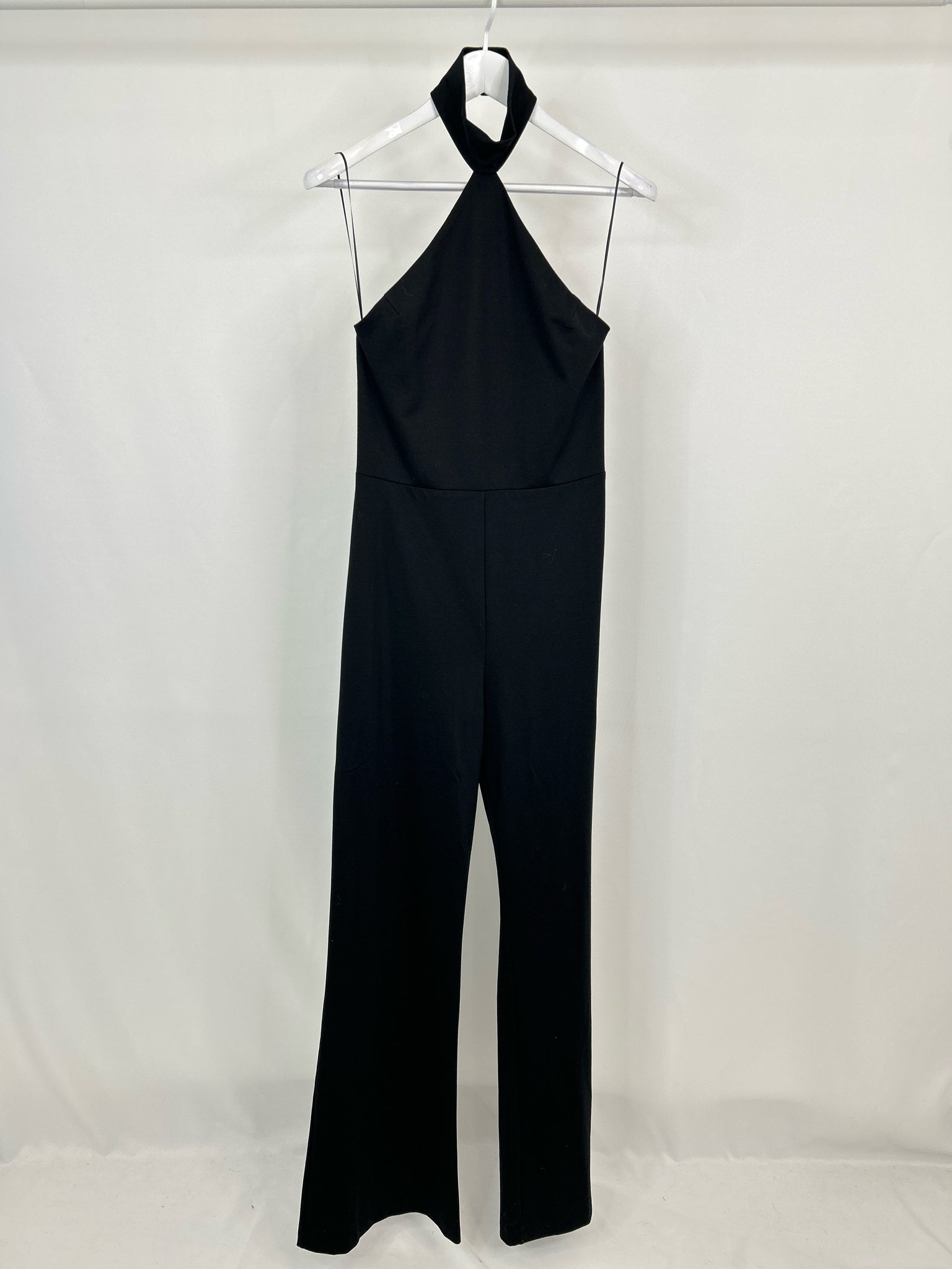 AMANDA UPRICHARD Size L Black Women Jumpsuit