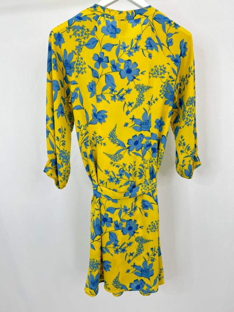 CABI Women Size XS Yellow and blue Dress