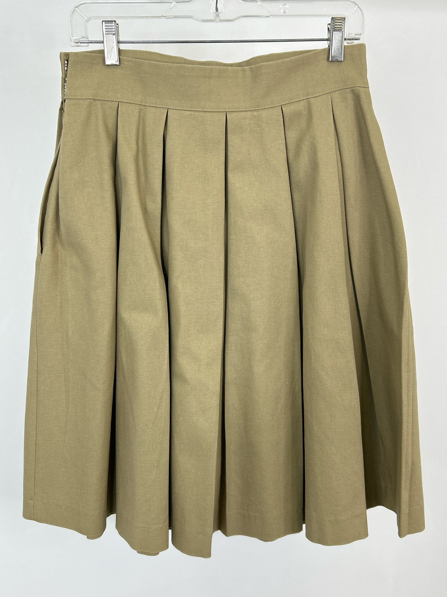 ANN MASHBURN Size M KHAKI Women Skirt