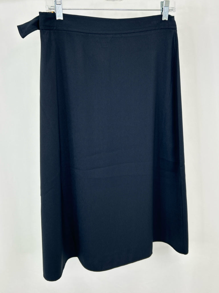 MAX STUDIO Women Size 6 Navy Wrap Skirt NWT