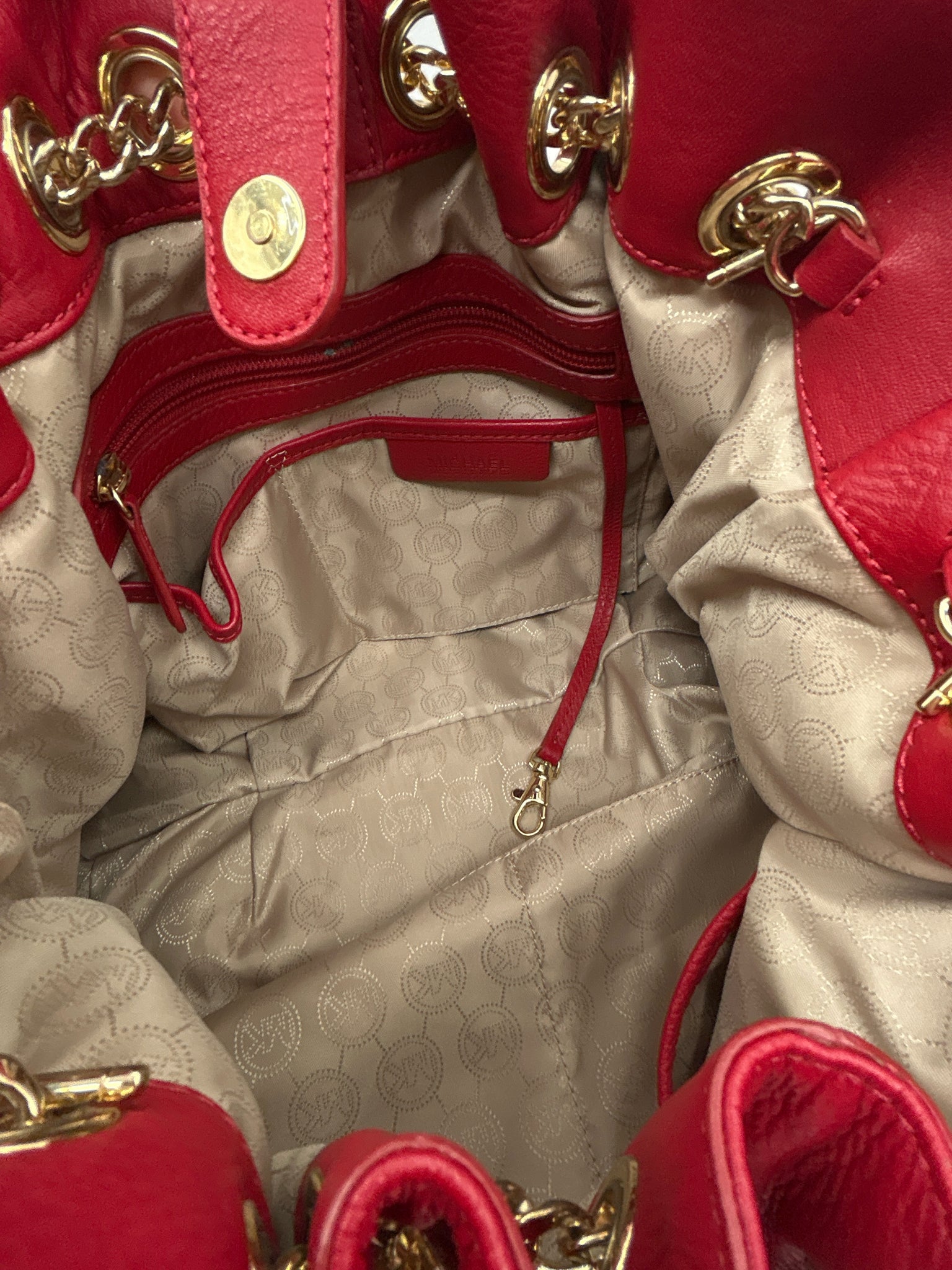 MICHAEL KORS Red Women Tote
