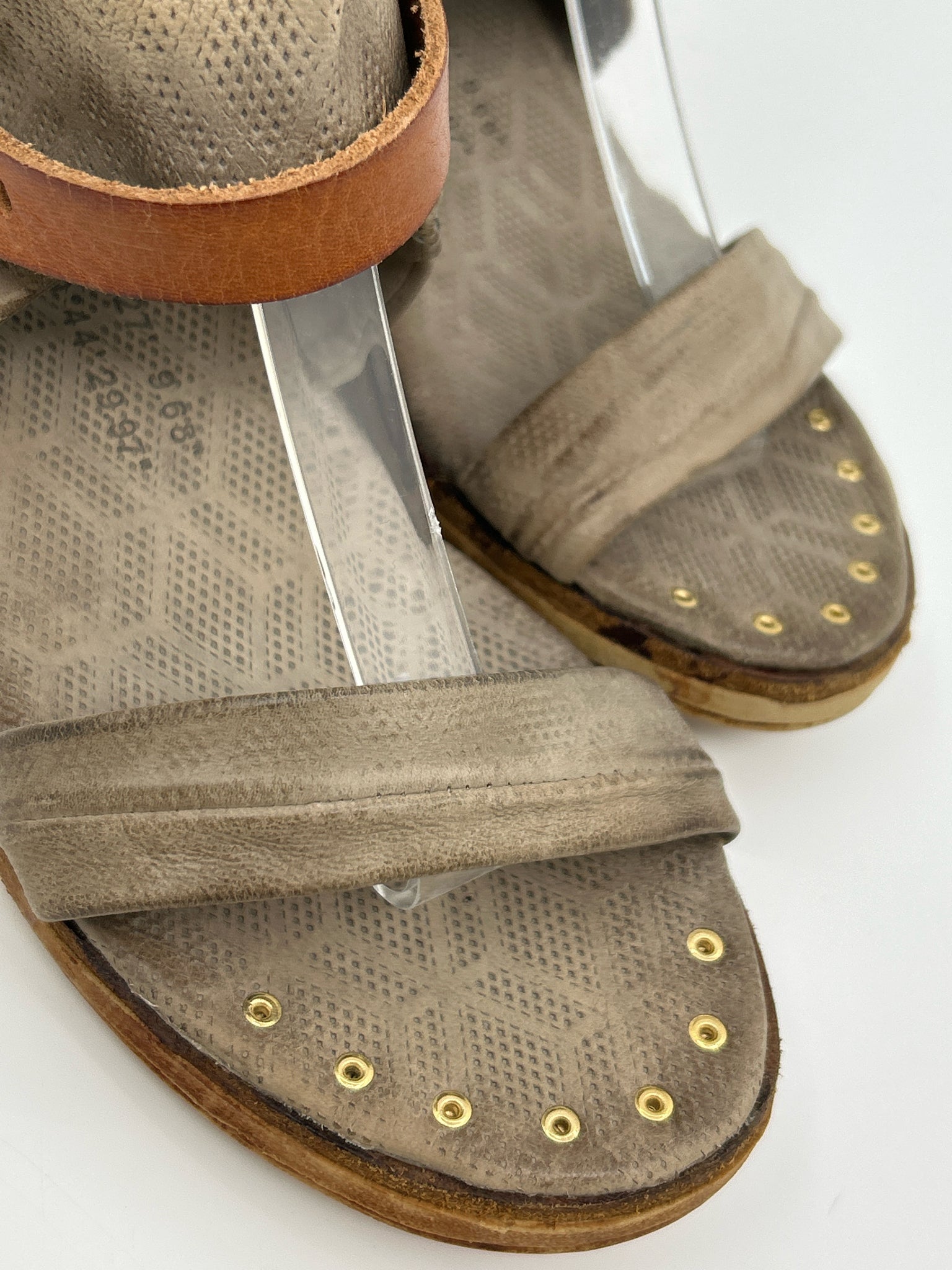 A.S. 98 Size 37 Grey and tan Women Sandal