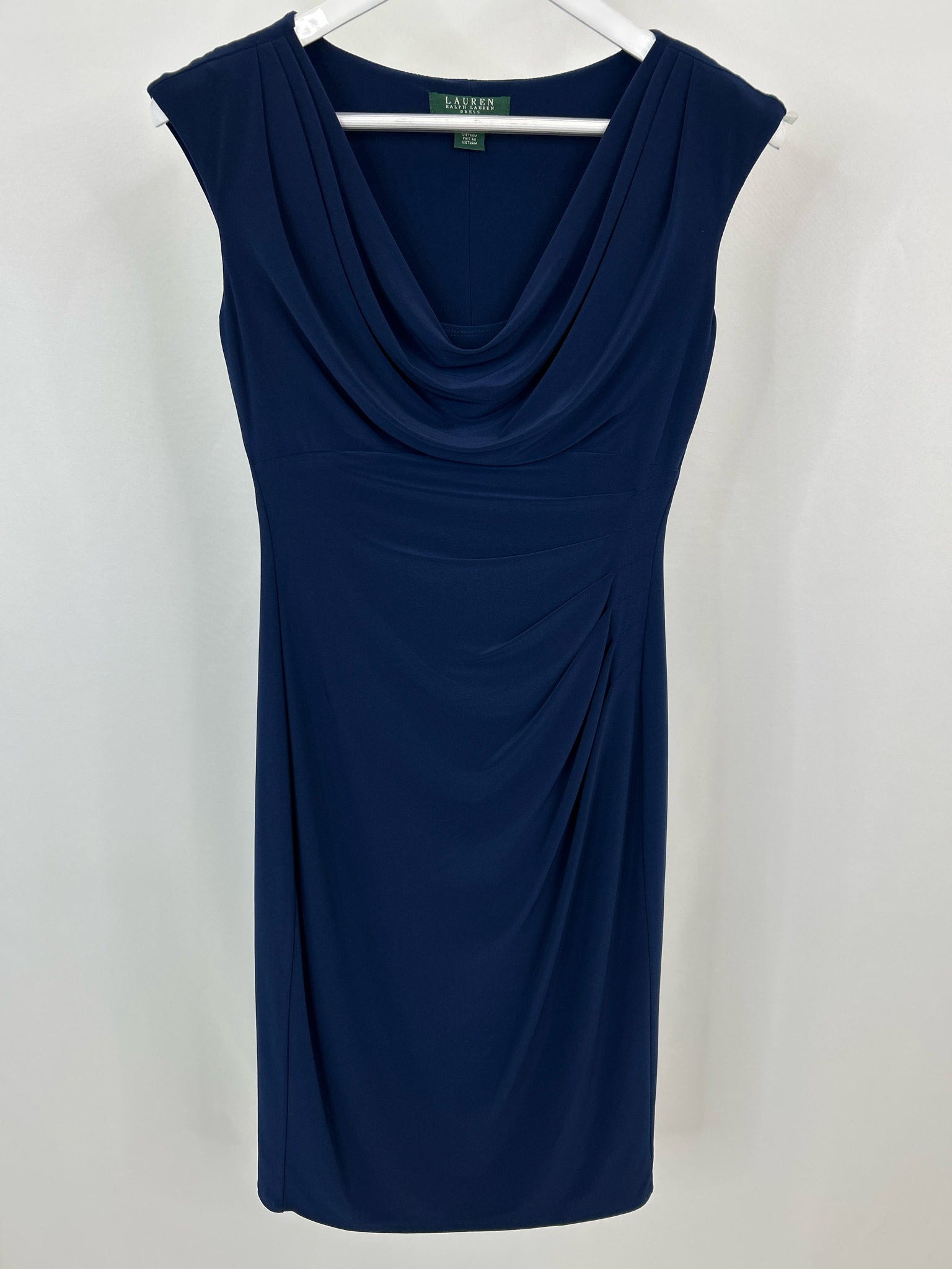 Lauren Ralph Lauren Size 4 Navy Women Dress NWT