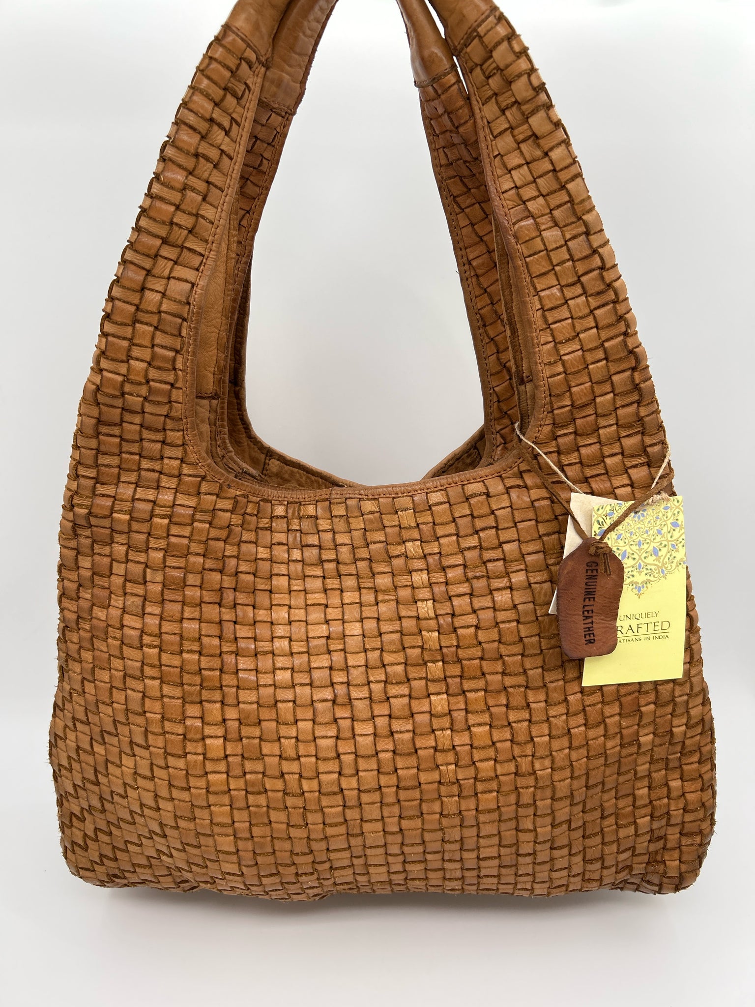 UNIQUELY CRAFTED BY ARTISANS IN IND Brown Women Purse