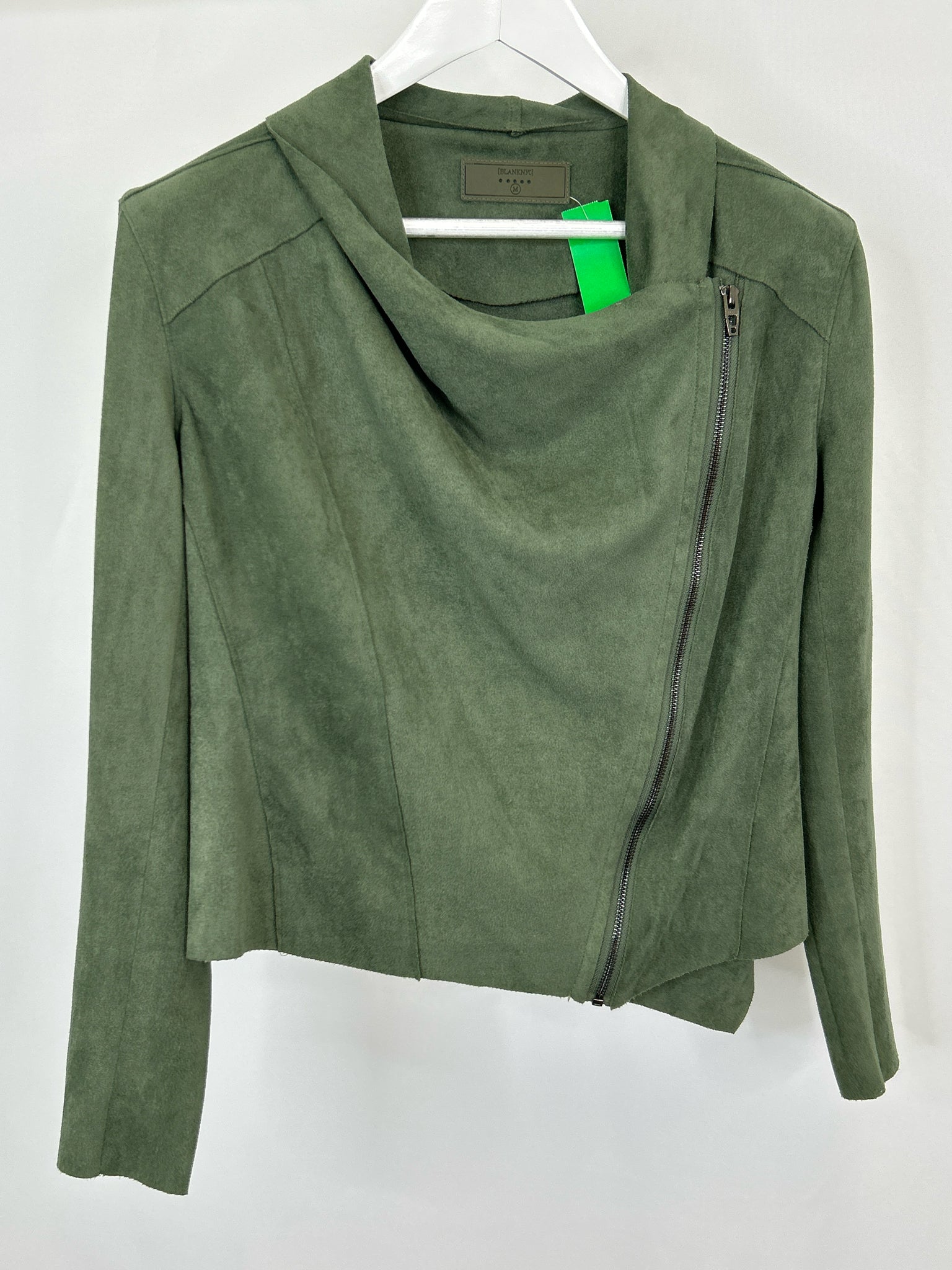 BLANK NYC Size M Green Women Jacket