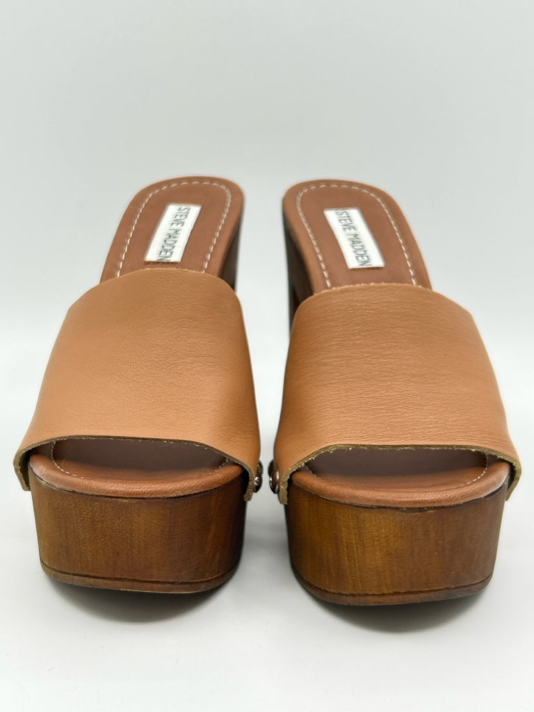 STEVE MADDEN Size 9 Tan Women's Sandal