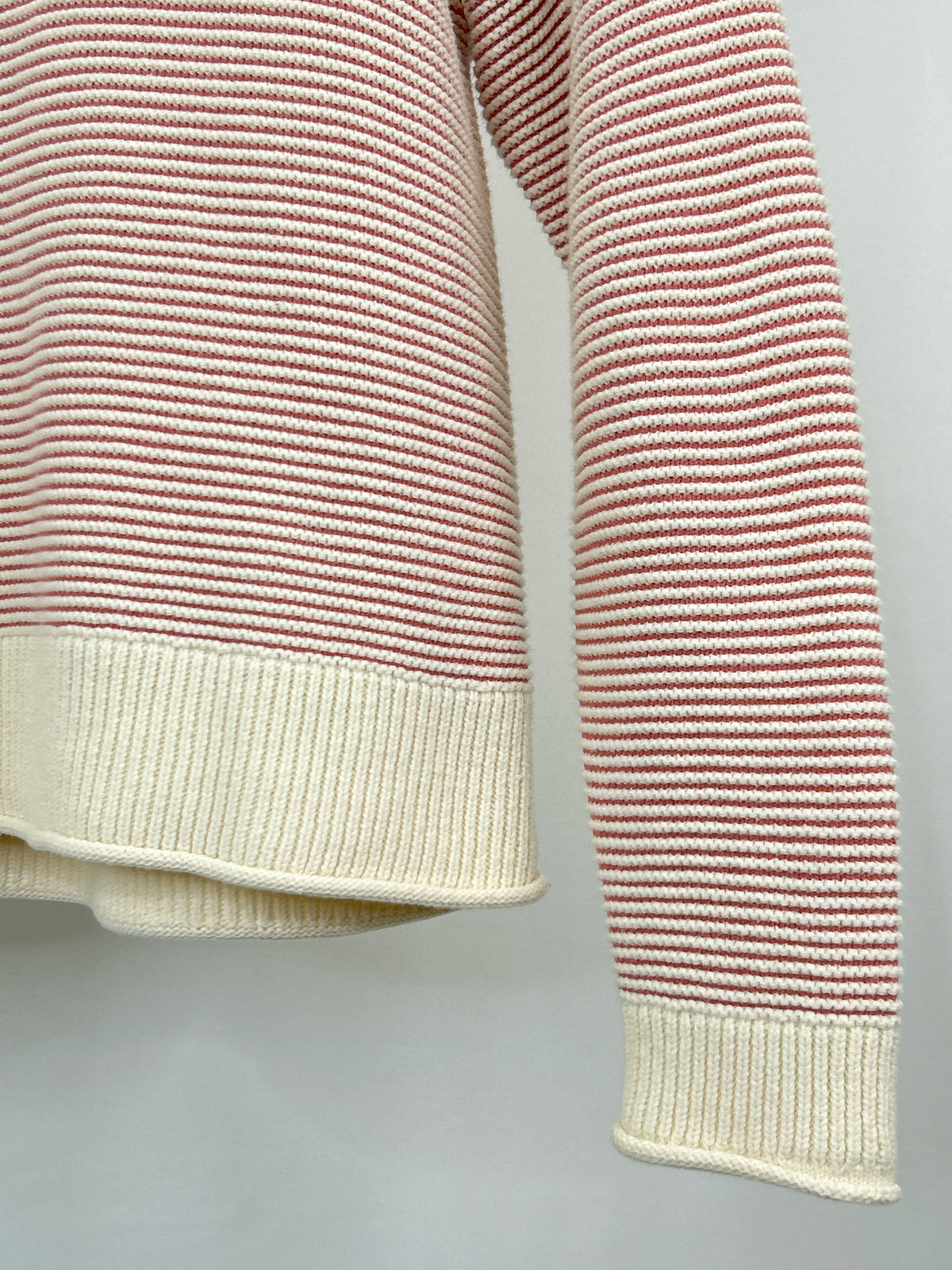 CABI Size S Pink & White Women Sweater