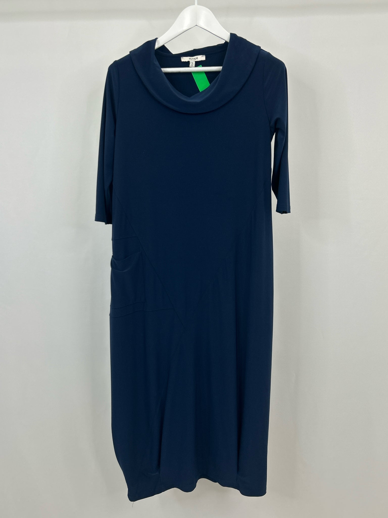 Sympli Size 10 Teal Women Dress