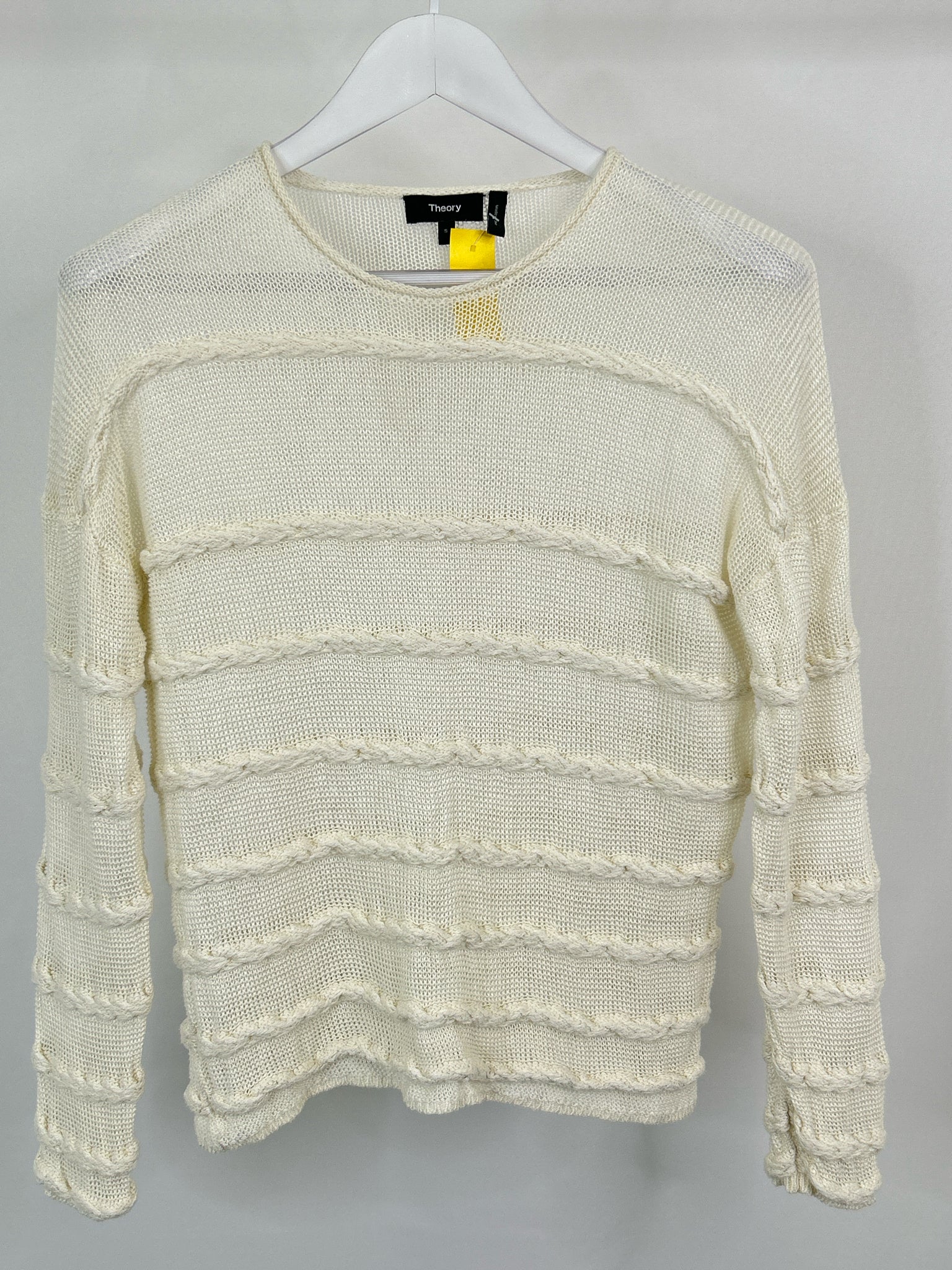 THEORY Size S Ivory Women Sweater