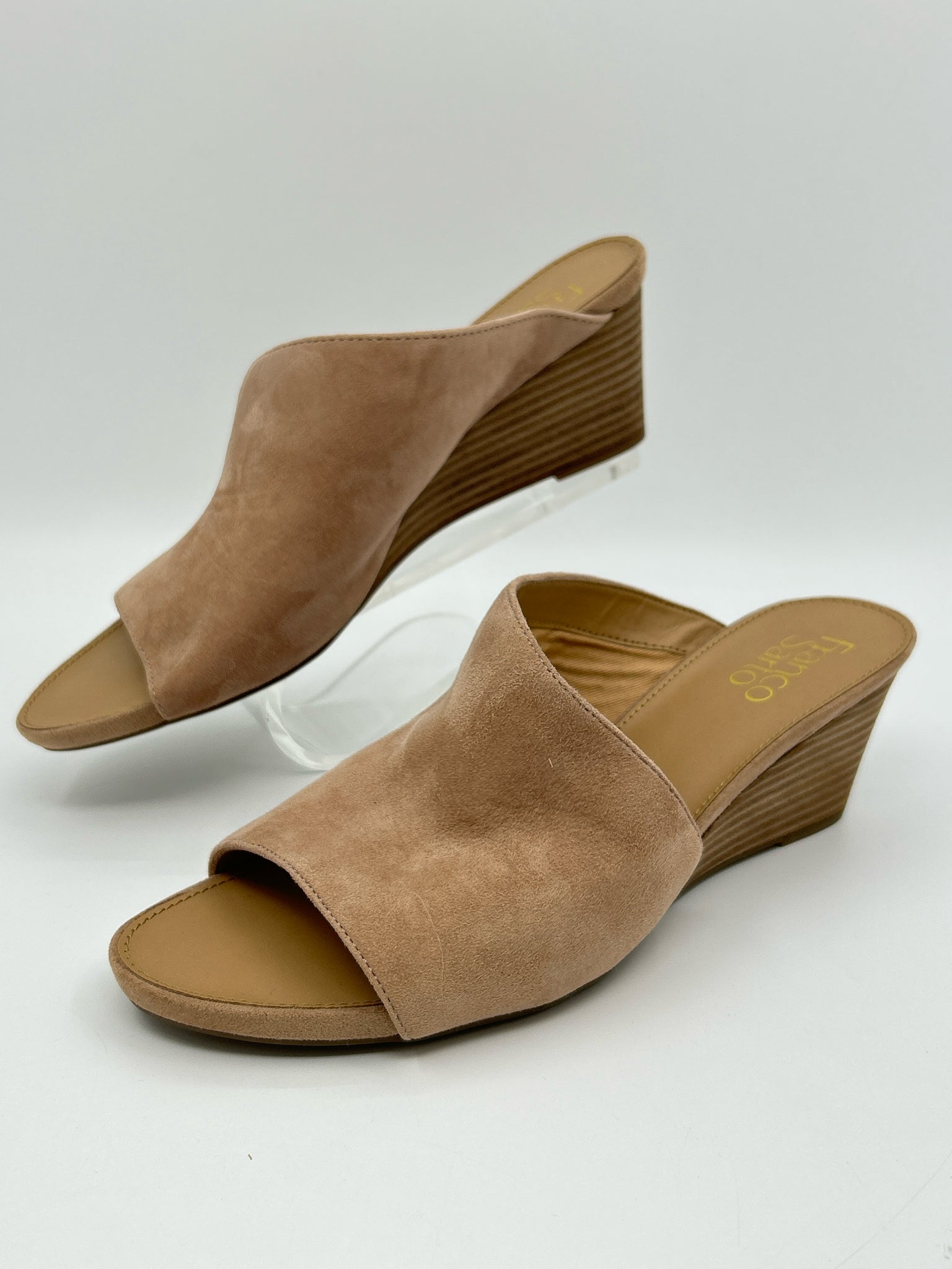 FRANCO SARTO Size 8.5M Taupe Women Sandal