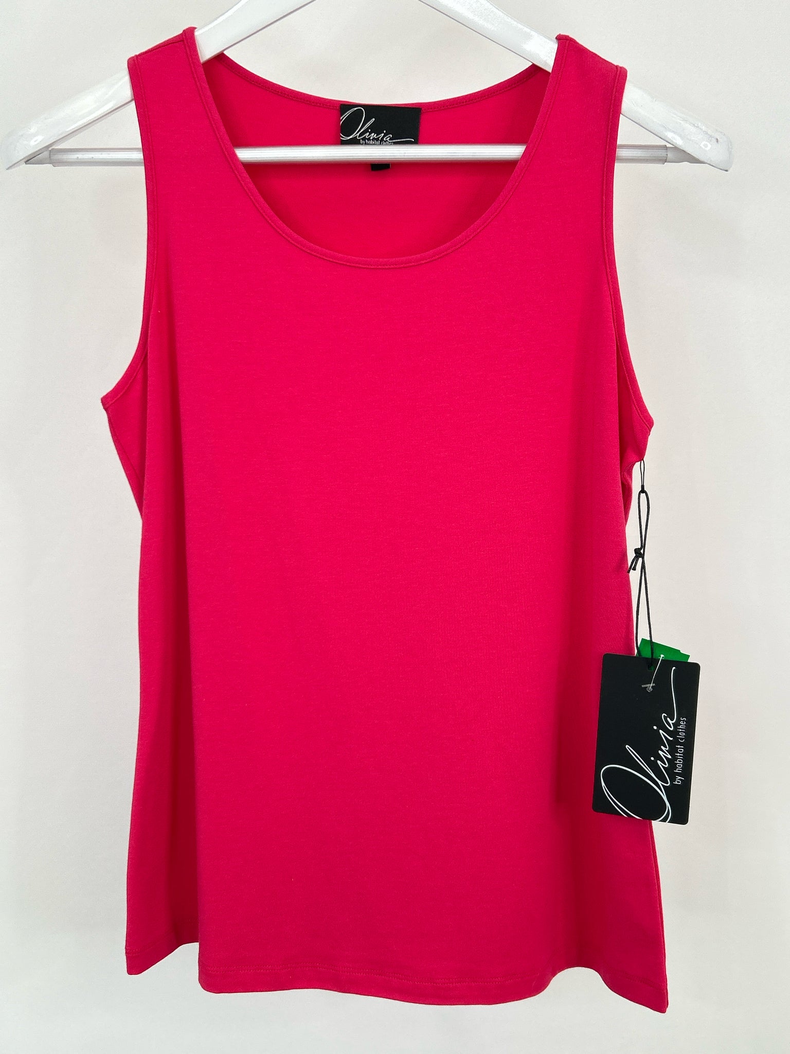 OLIVIA BY HABITAT CLOTHES Size S MAGENTA Women Tank Top