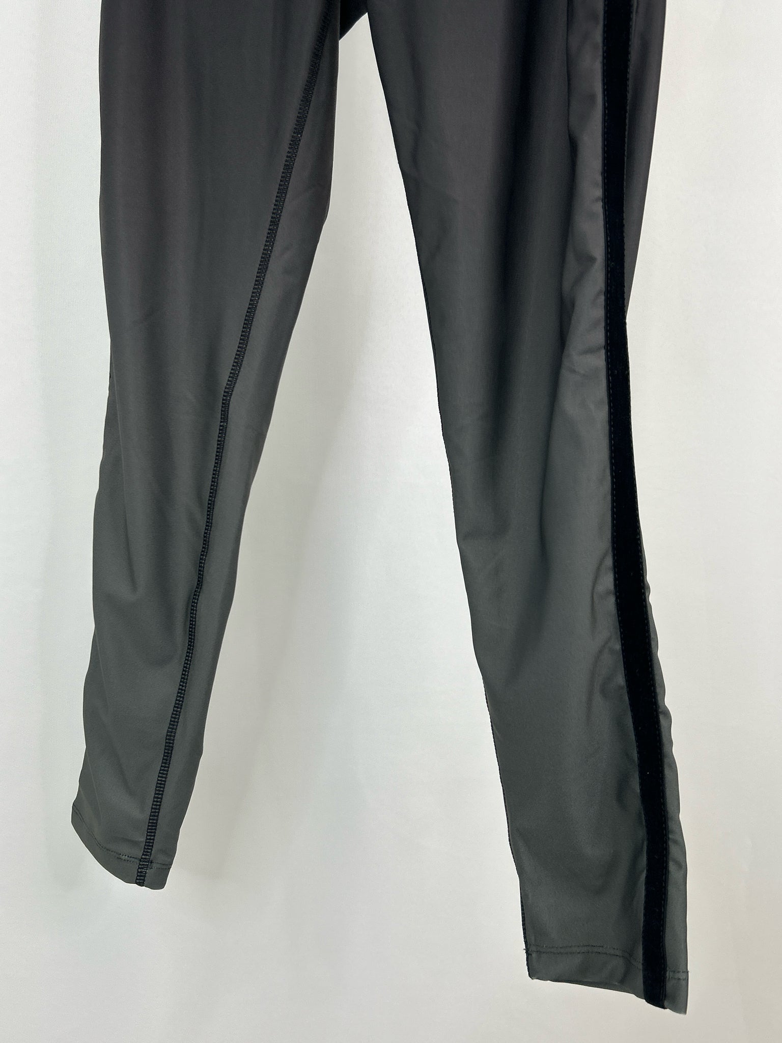 BCBGMAXAZRIA Size L Black & Grey Women Legging