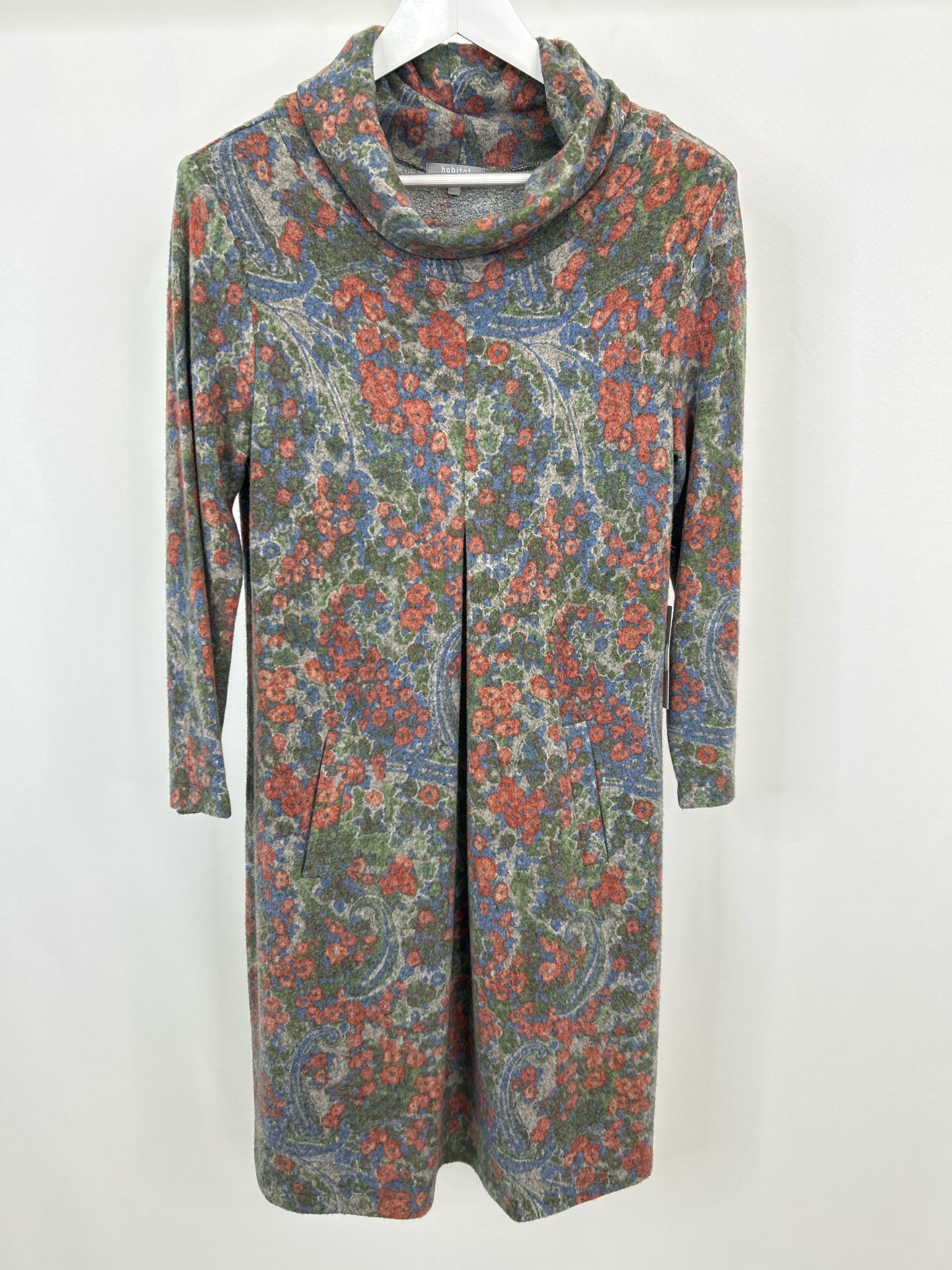 HABITAT Size S Gray & Orange Women Dress