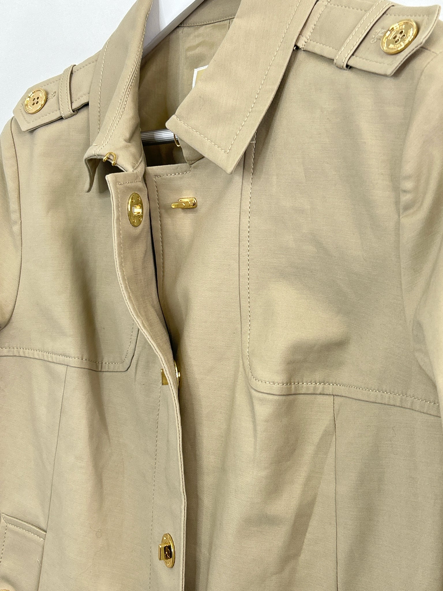 MICHAEL MICHAEL KORS Size L Beige Women Jacket