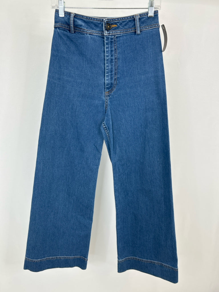 CREATURES OF COMFORT Size 2 BLUE DENIM Women's jeans