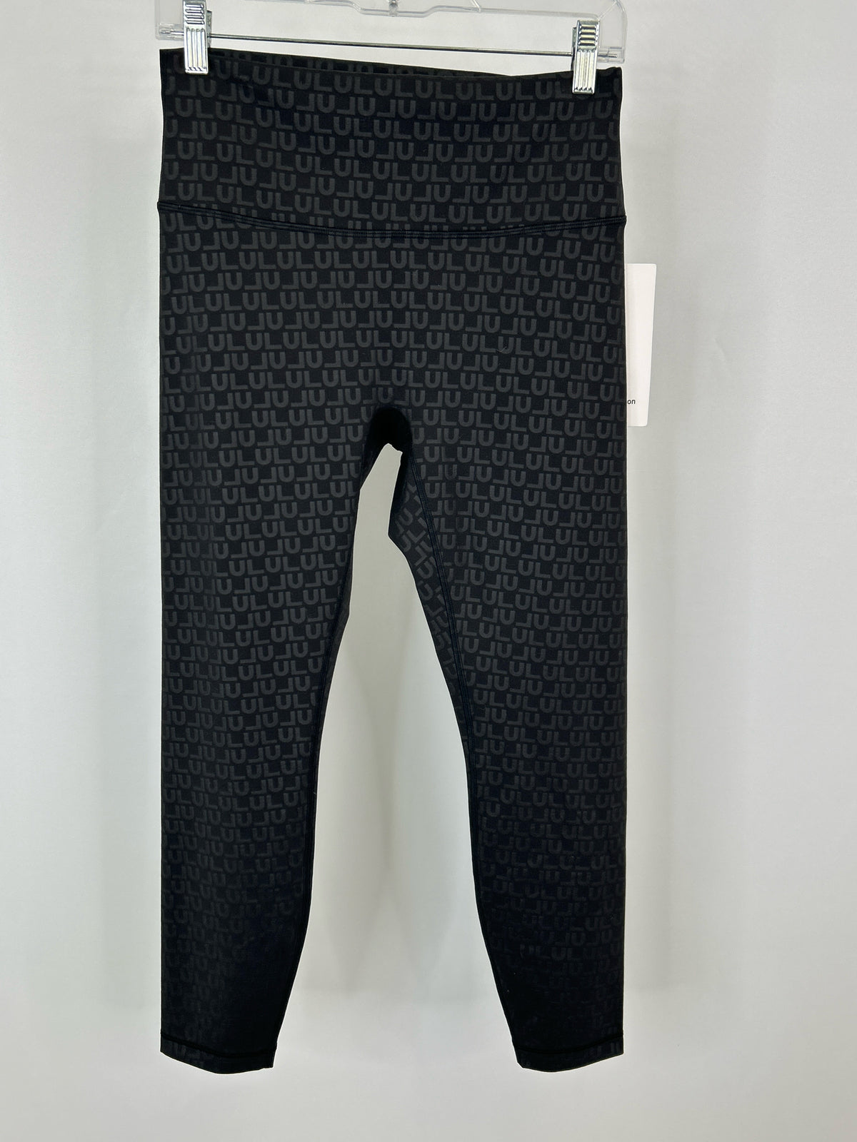 LULULEMON NWT Size 10 Black Print Women Workout Leggings