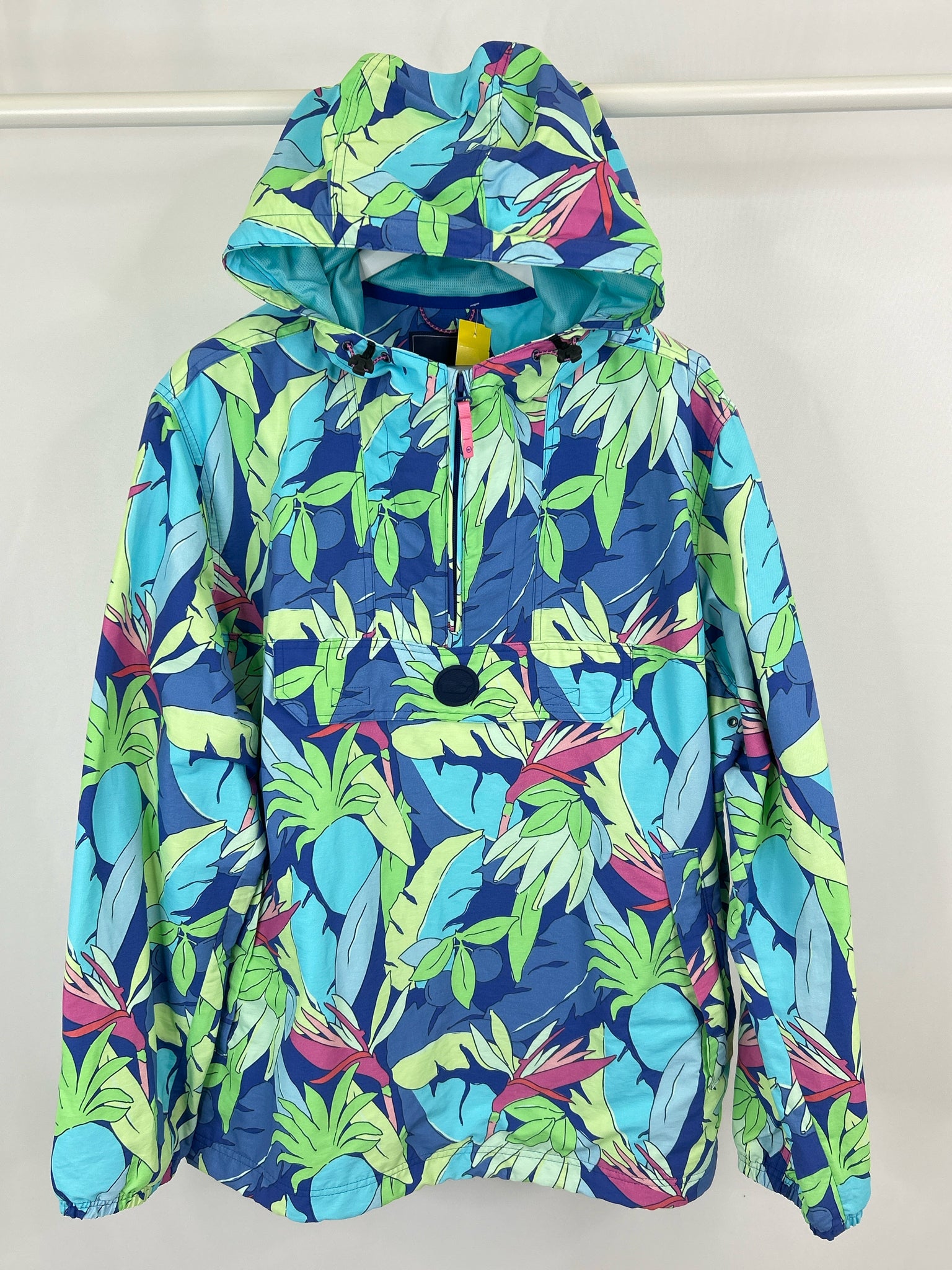 VINEYARD VINES Size XXL Blue Print Women Jacket