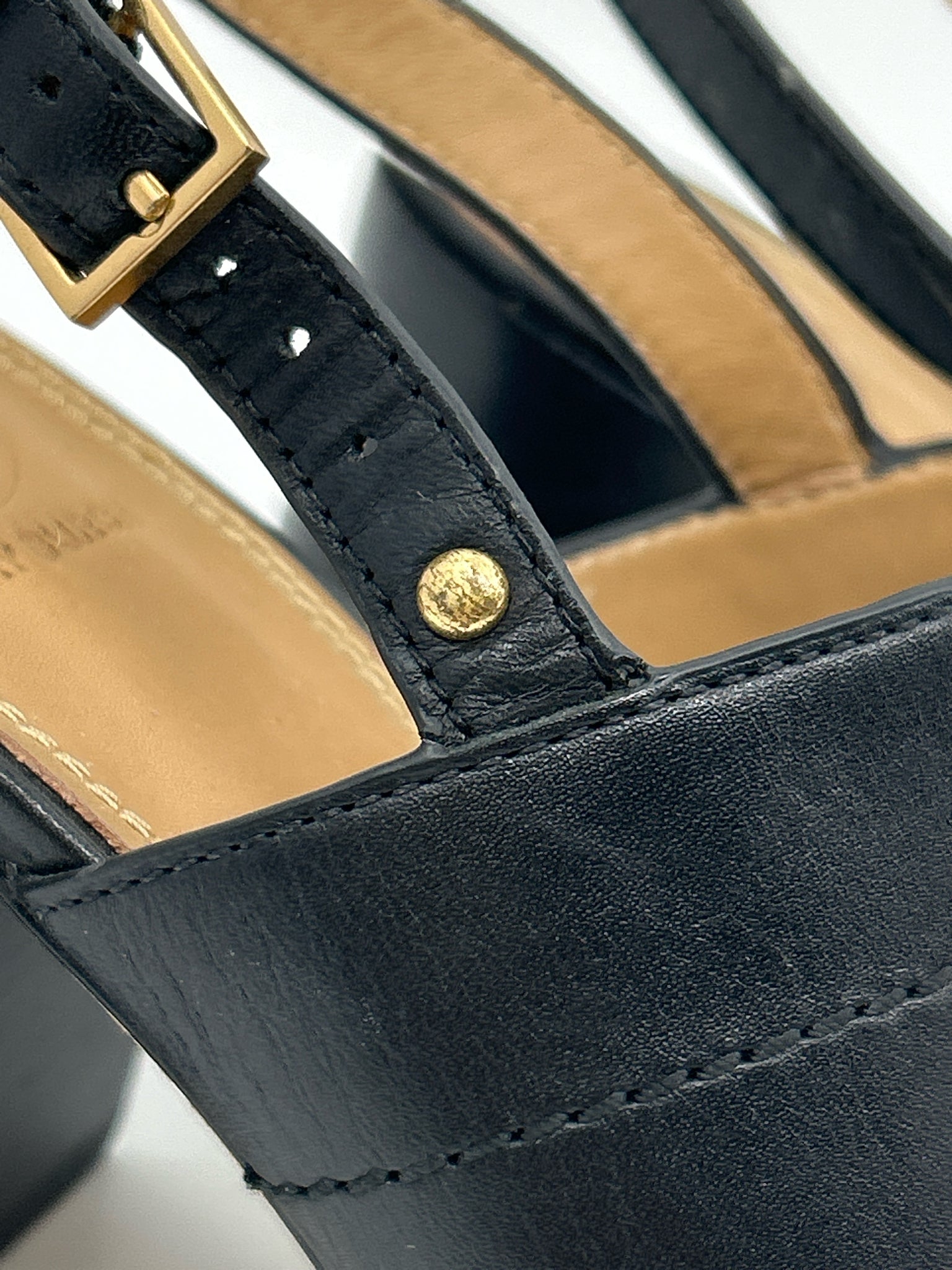 TORY BURCH Size 8.5M Black Women Sandal