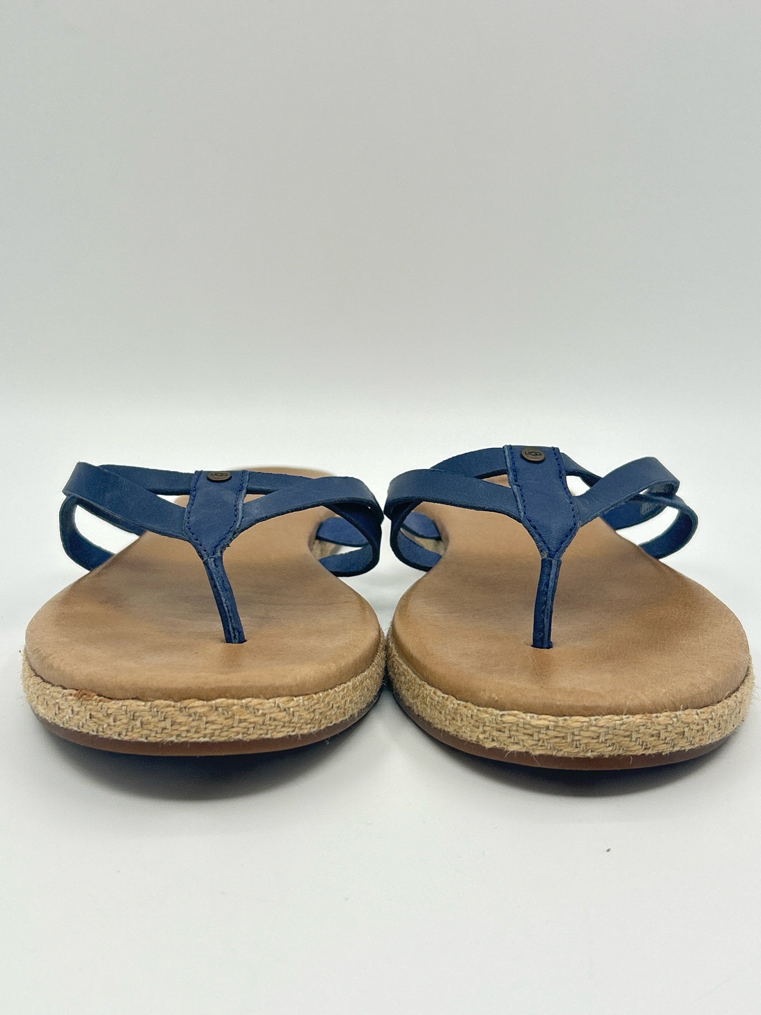 UGG Size 9 BLUE & BROWN Women Sandal