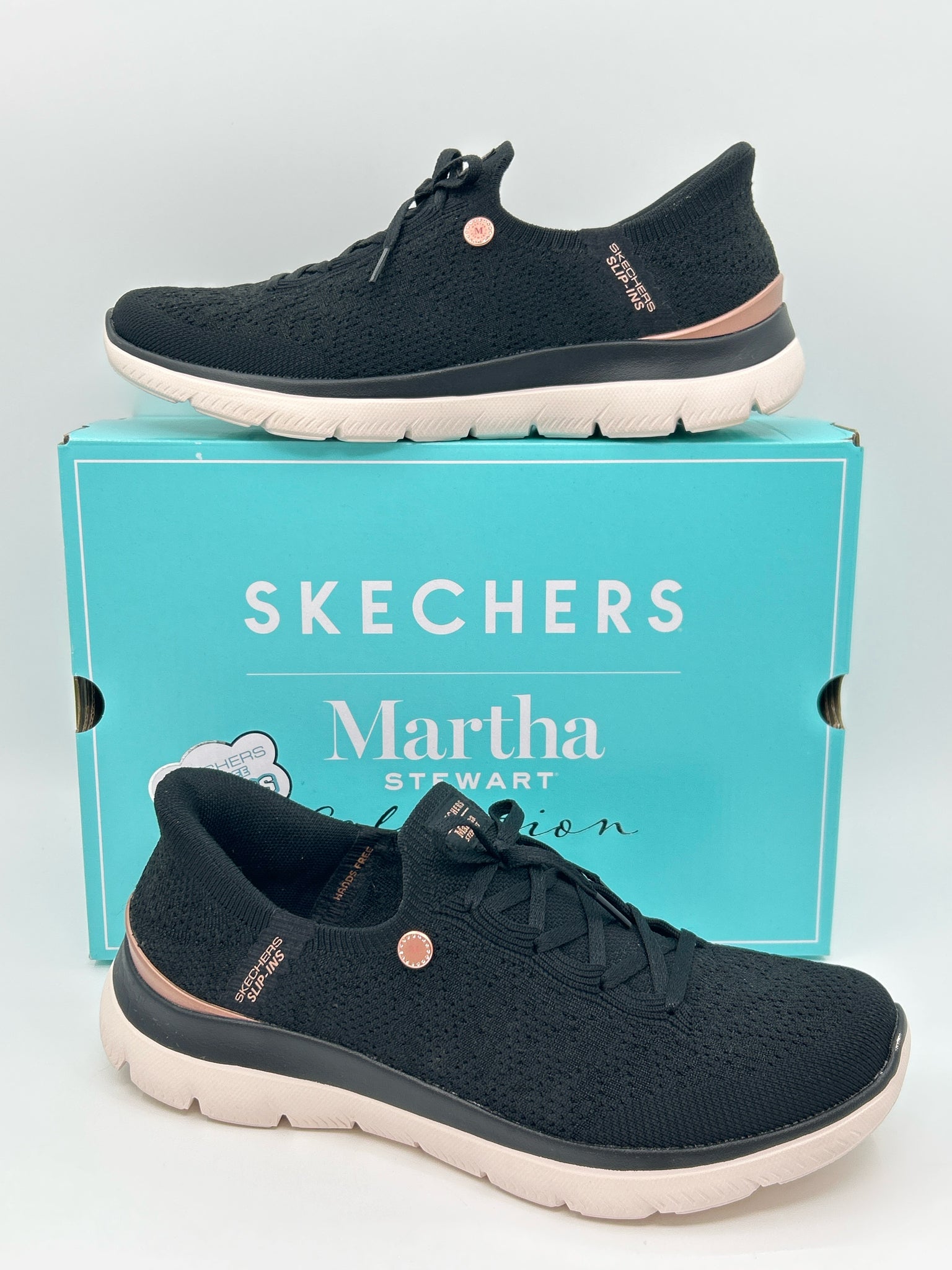 skechers Size 10.5 Black Women Sneakers