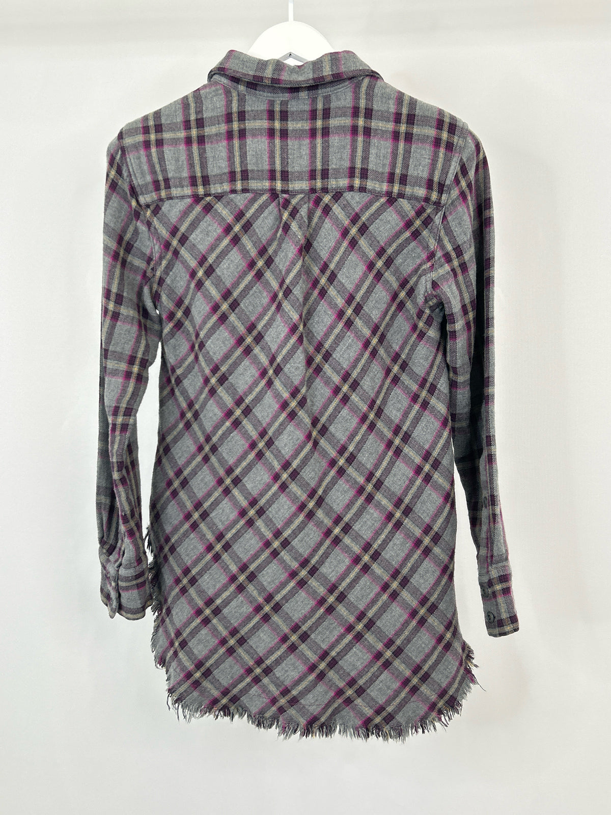 CABI Size XS Grey & Purple Women Shirt