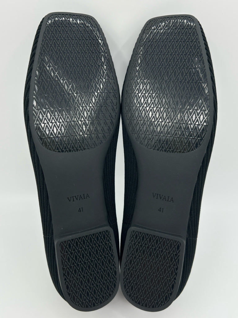 VIVAIA Size 41 Black Women's Flats