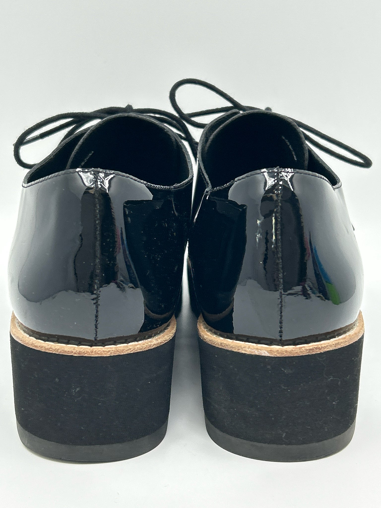 EILEEN FISHER Size 11 Black Patent Women Loafer