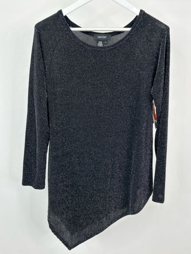 KAREN KANE Women Size XL Black Tunic