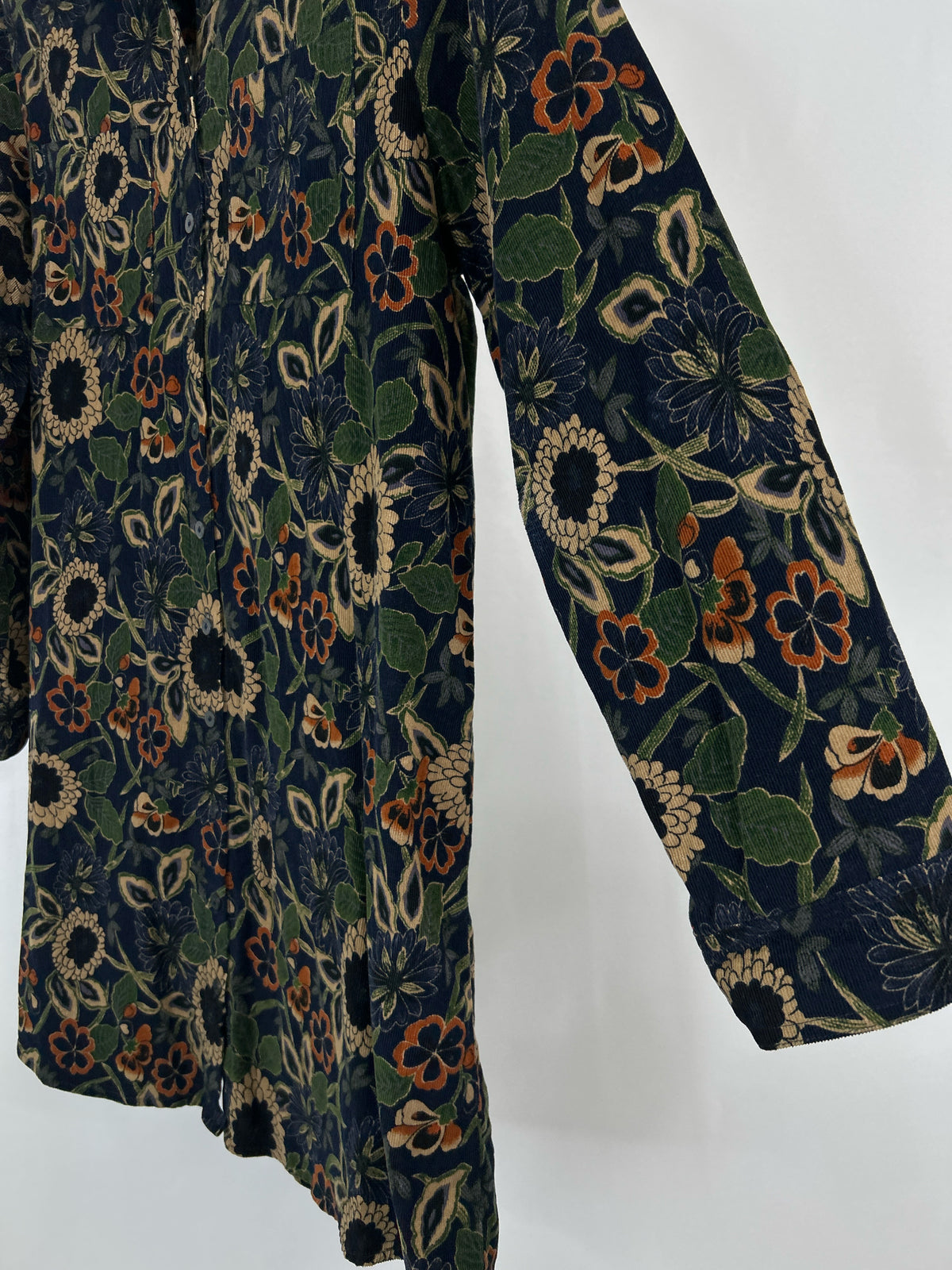 NATURAL LIFE Size M NAVY FLORAL Women Dress