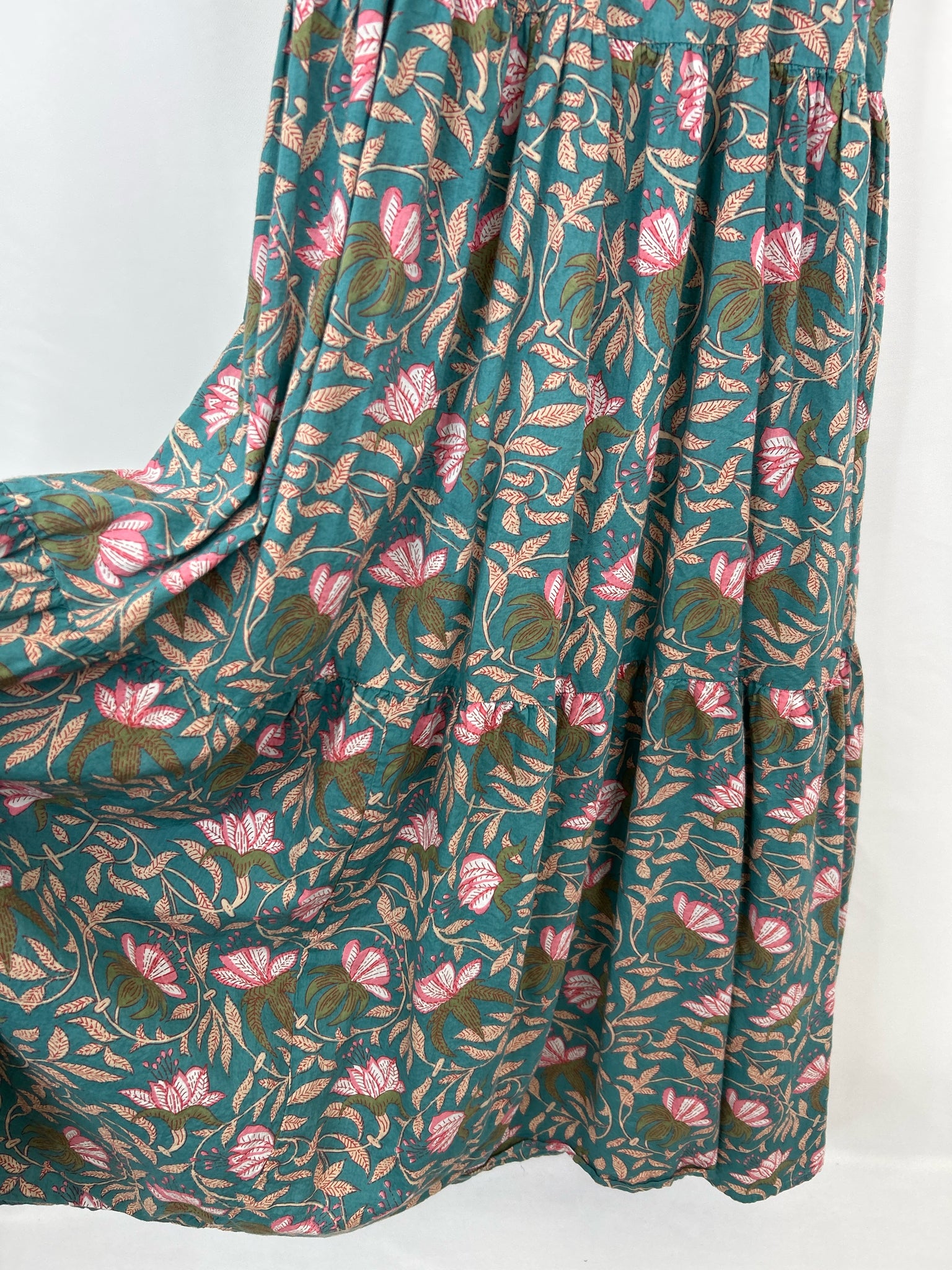 RAGA Size S TEAL FLORAL Women Dress