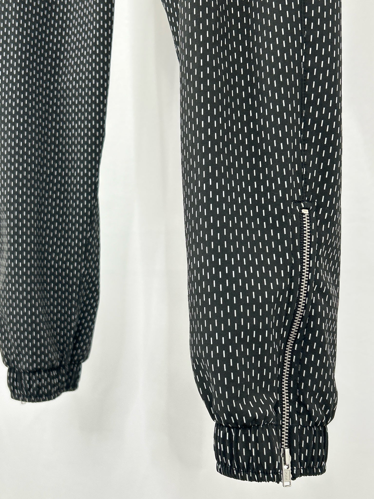 Albion Size L Black and White Women Pants