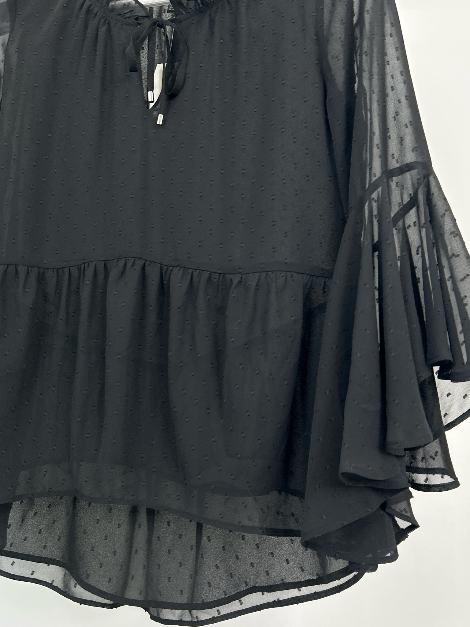 White House Black Market Size 4 Black Women Top