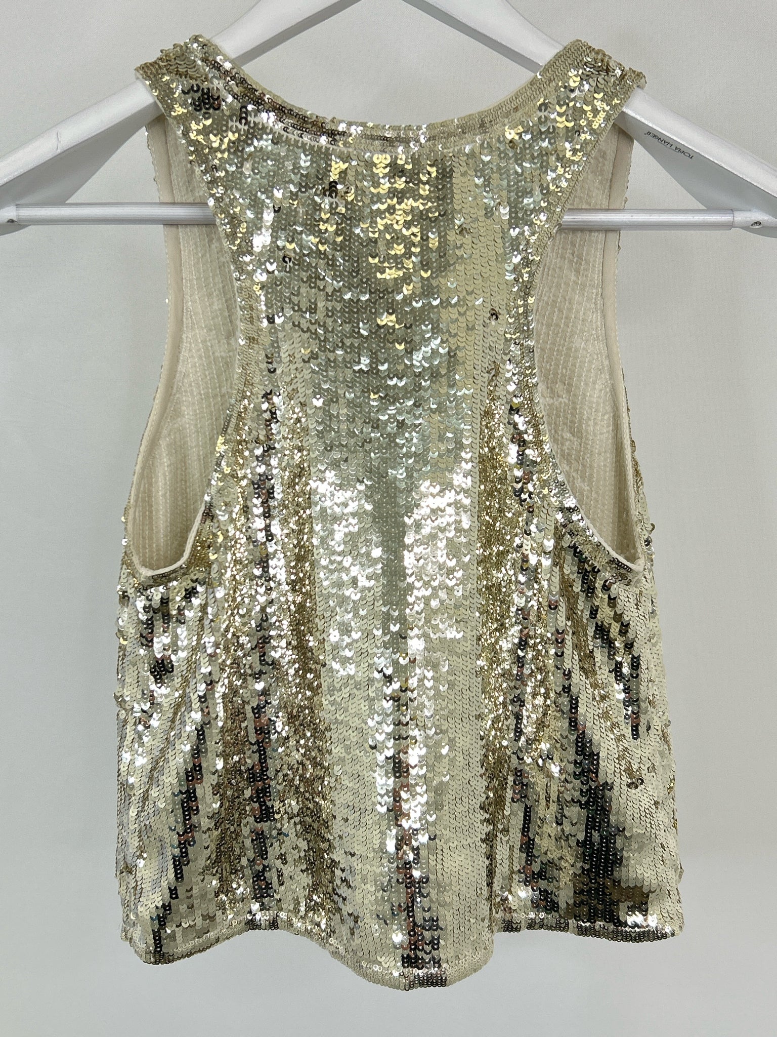 ALICE + OLIVIA Size XS Gold Women Tank Top