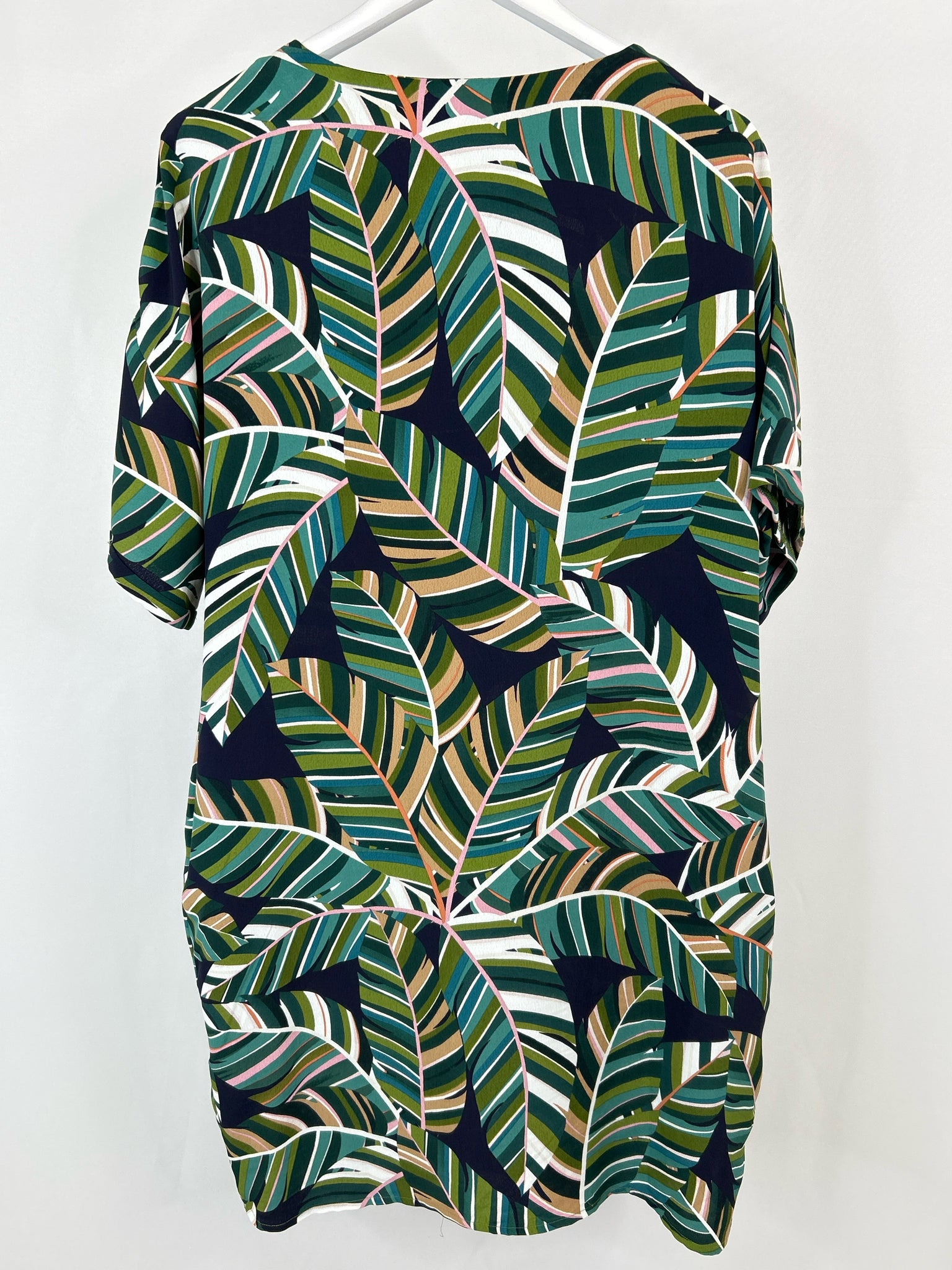 Molly Bracken Size L GREEN AND NAVY Women Dress