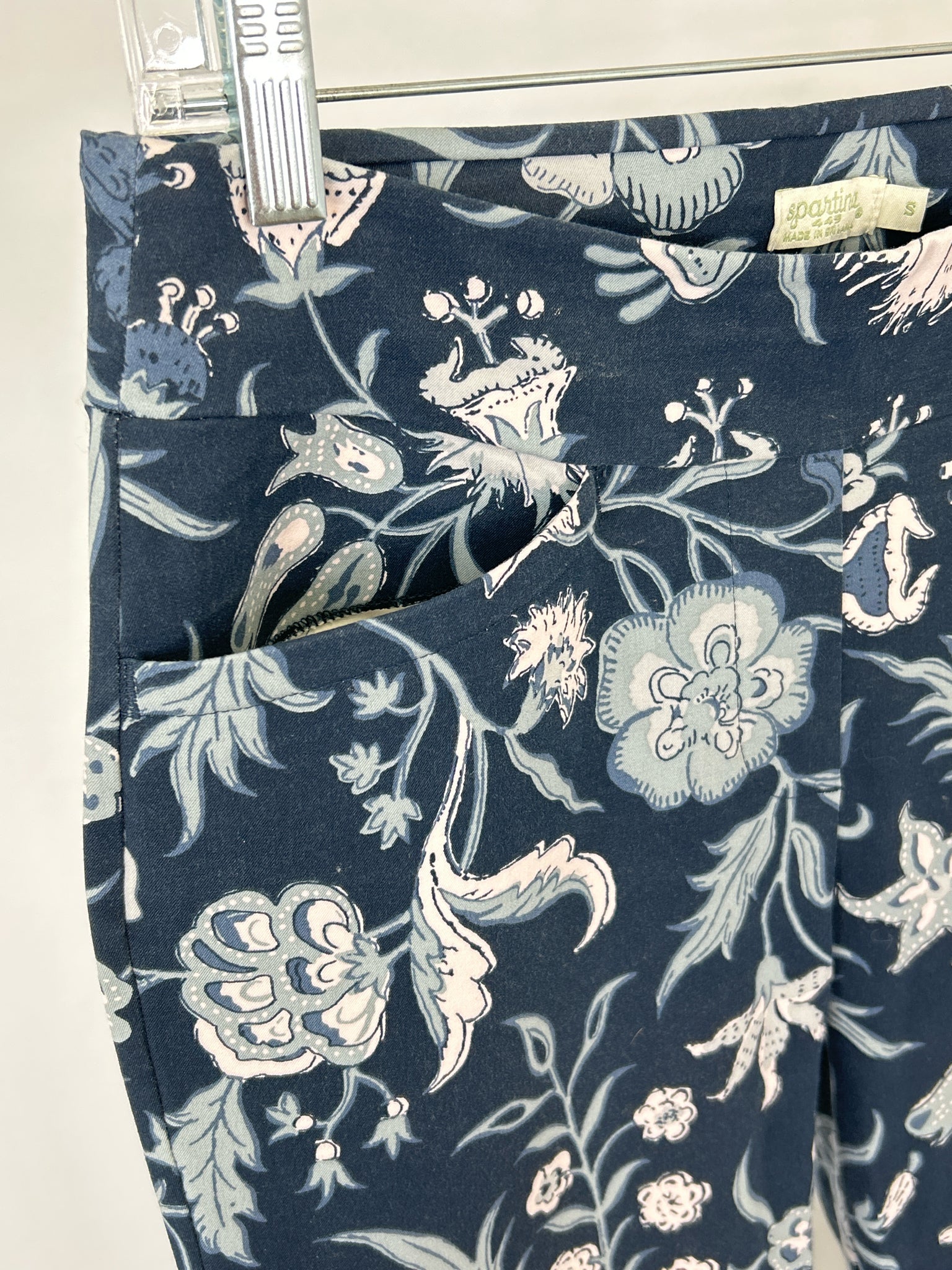 SPARTINA Size S NAVY FLORAL Women Pants