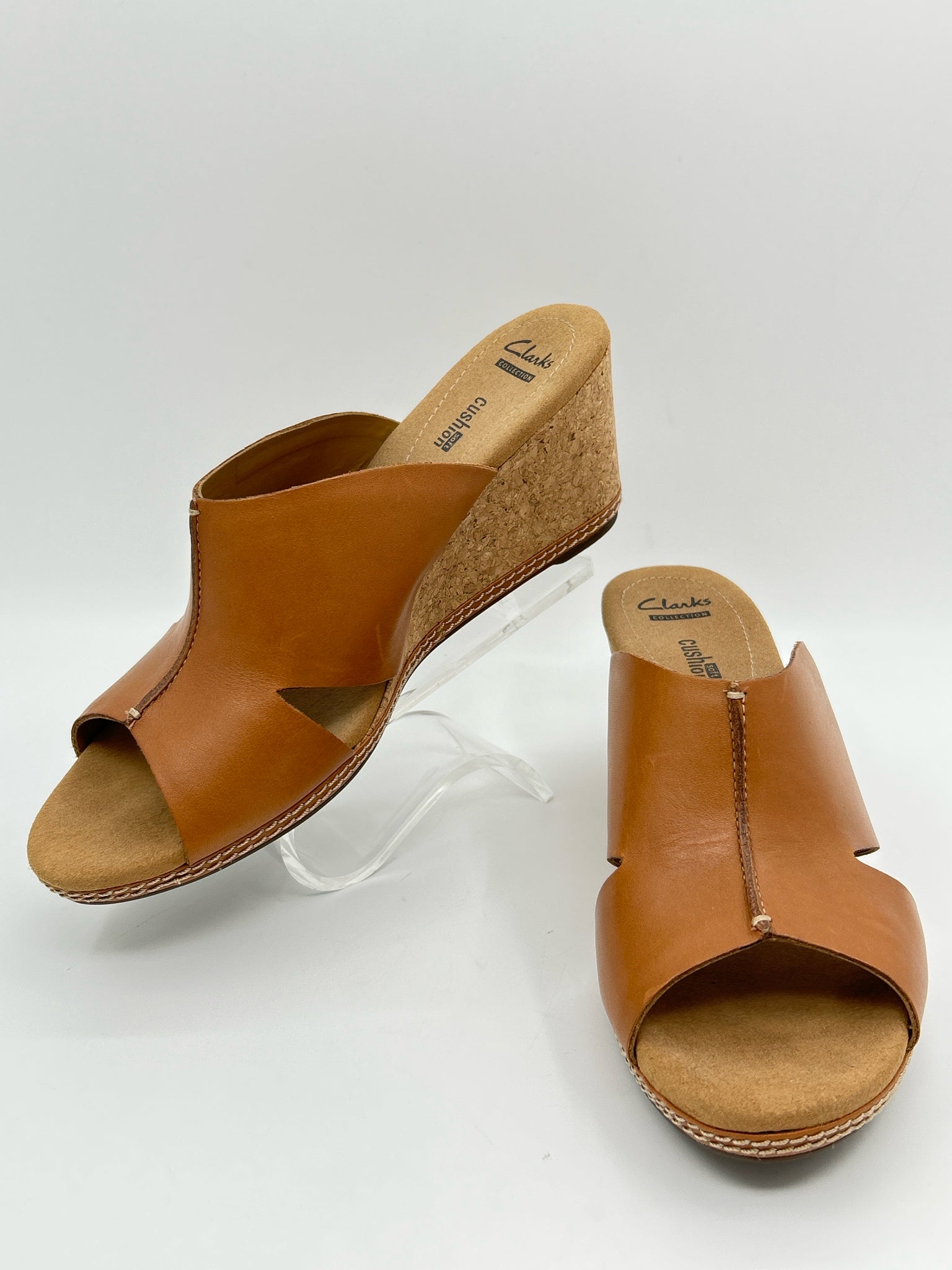 CLARKS COLLECTION Size 11 Tan Women Sandal